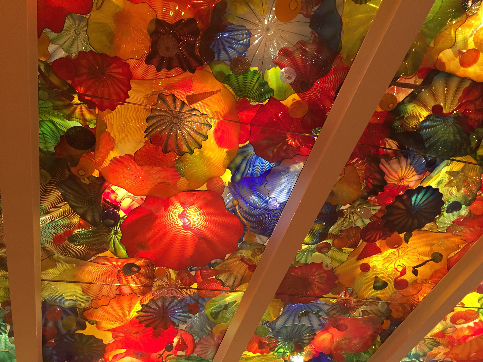 Dale Chihuly's exhibit at the ROM