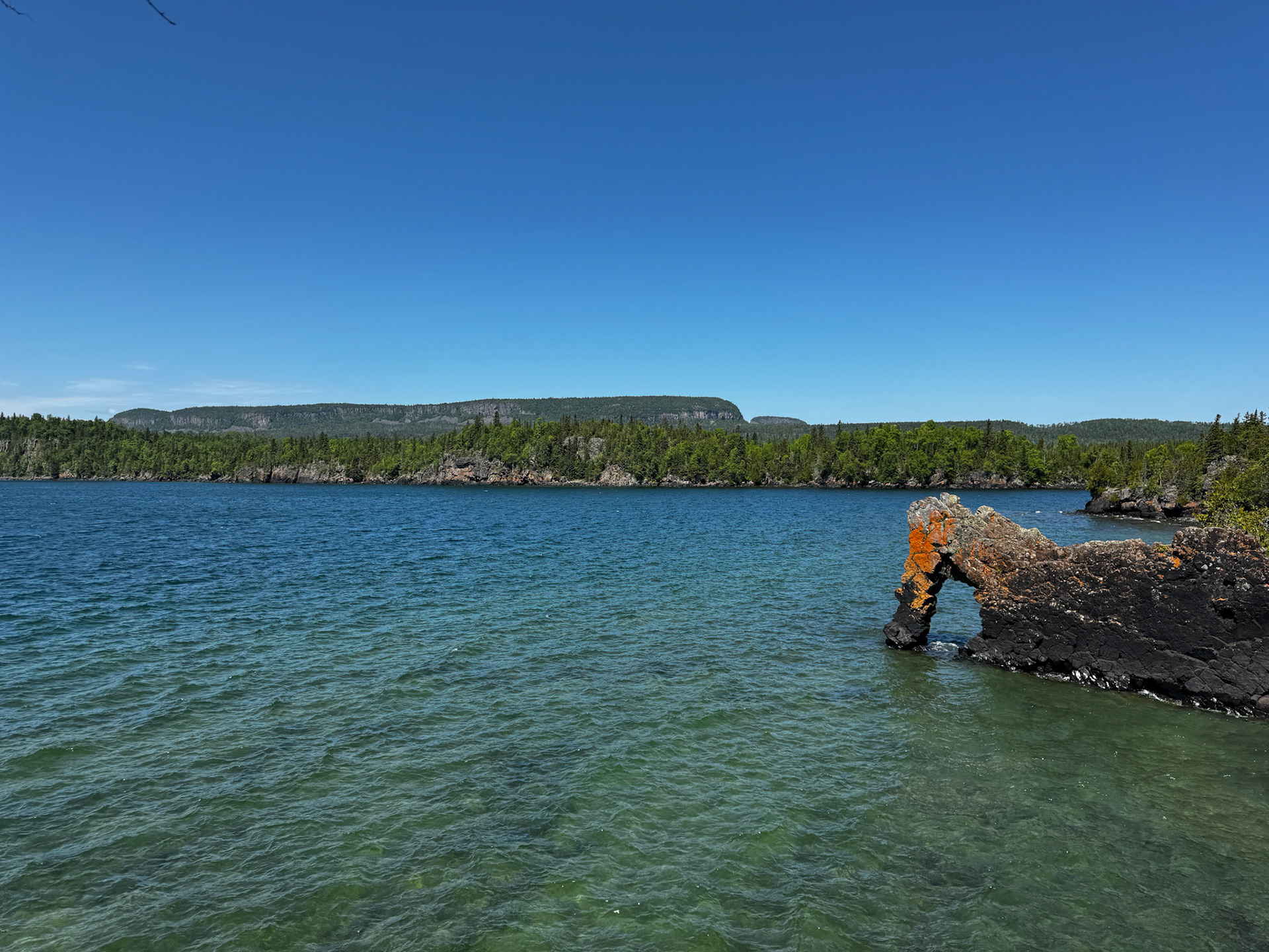 Hiking to Sea Lion rock formation at Sleeping Giant Provincial Park - Thunder Bay