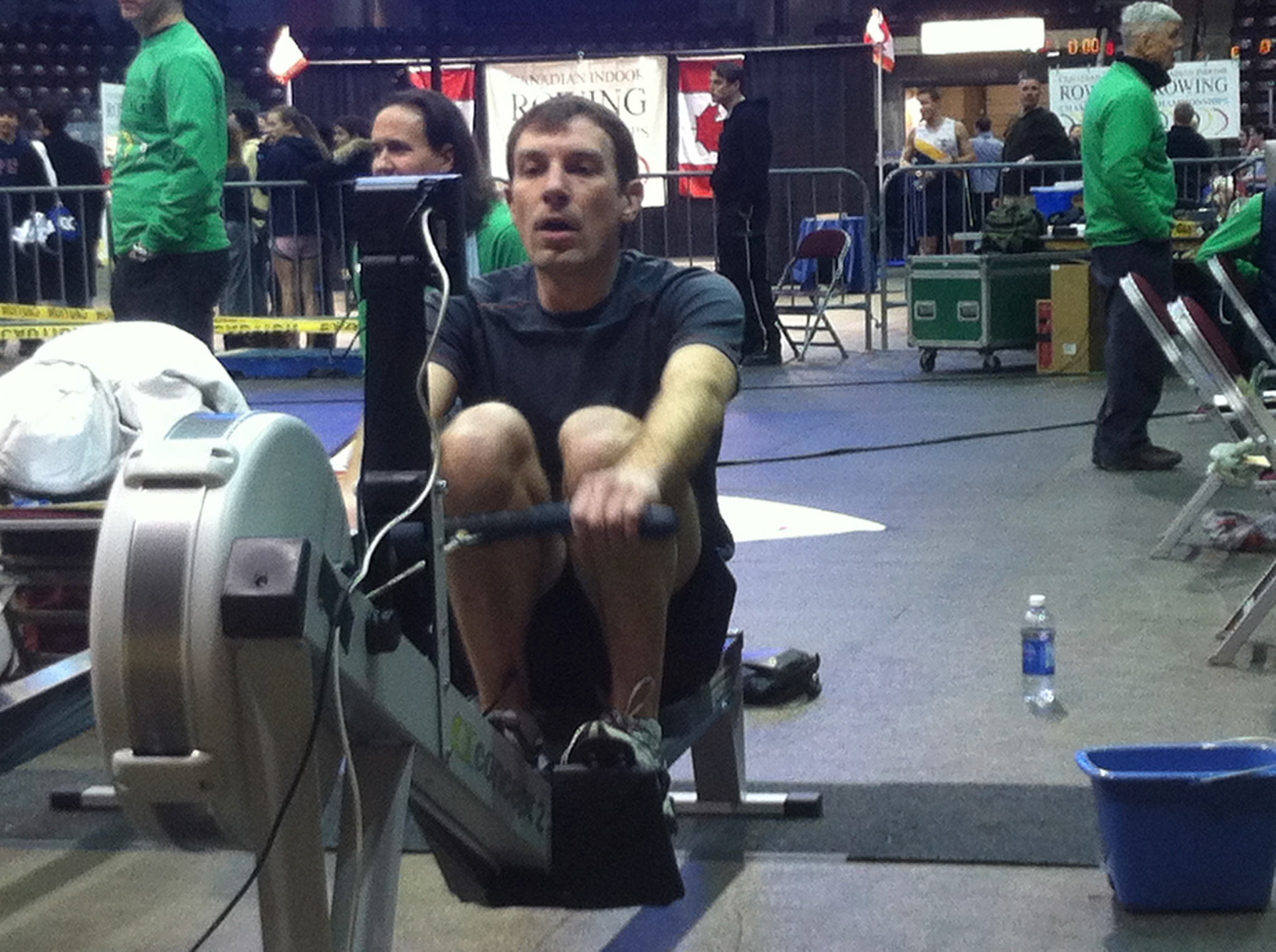 I set a personal best time in the race! Yay :)