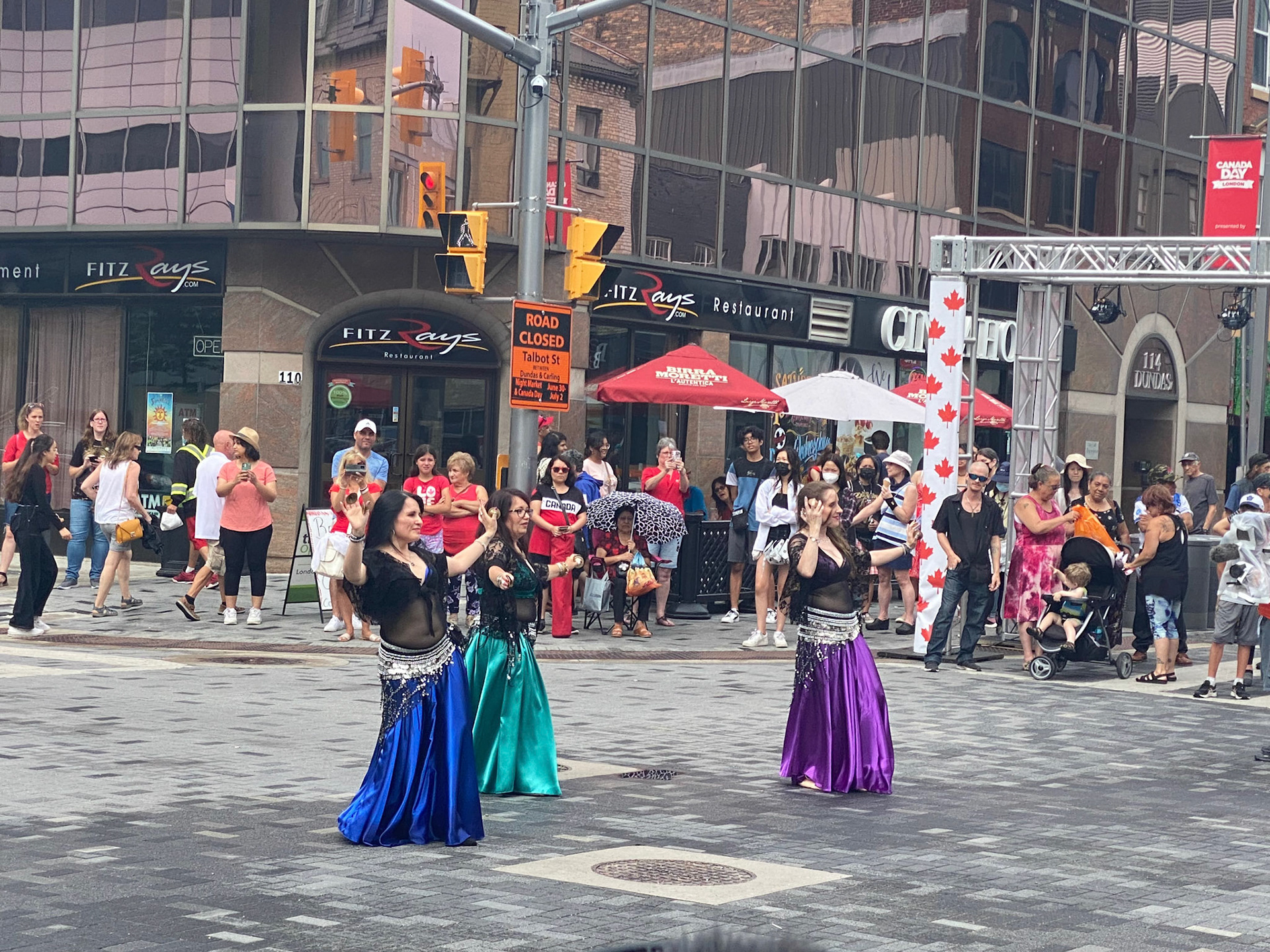 Canada Day 2022 in downtown London