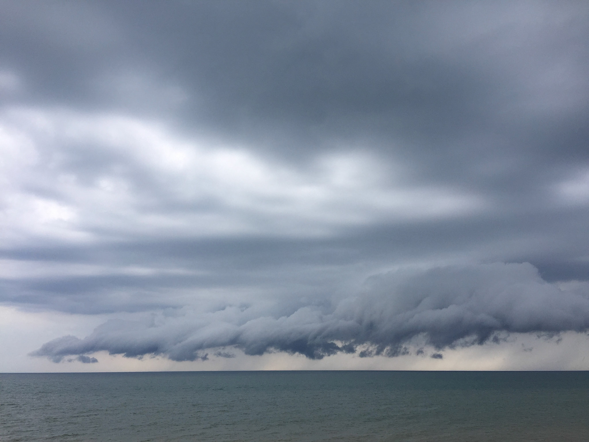 Stormy sky at Port Dover