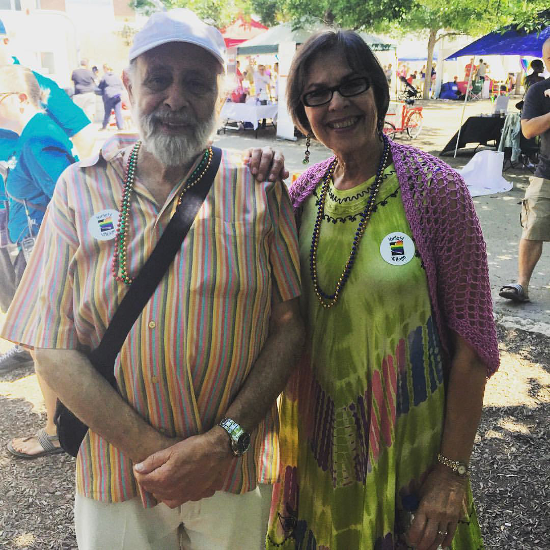 Omg! It's Sharon &amp; Bram at Family Pride. My childhood faves! #PrideTO #pride2016