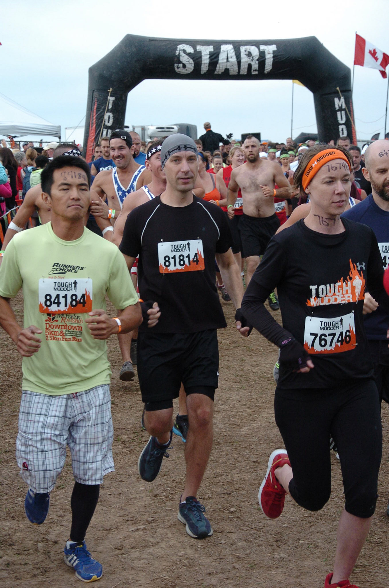 Tough Mudder starting line