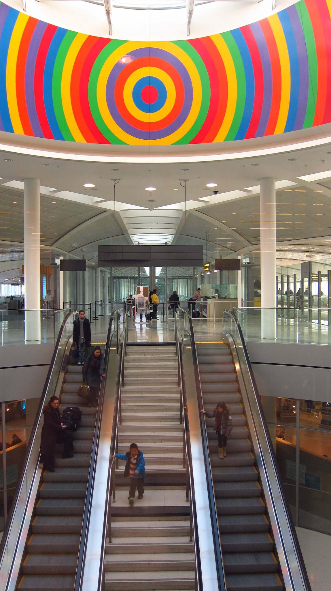 Beautiful artwork at Toronto Pearson Airport Terminal 1