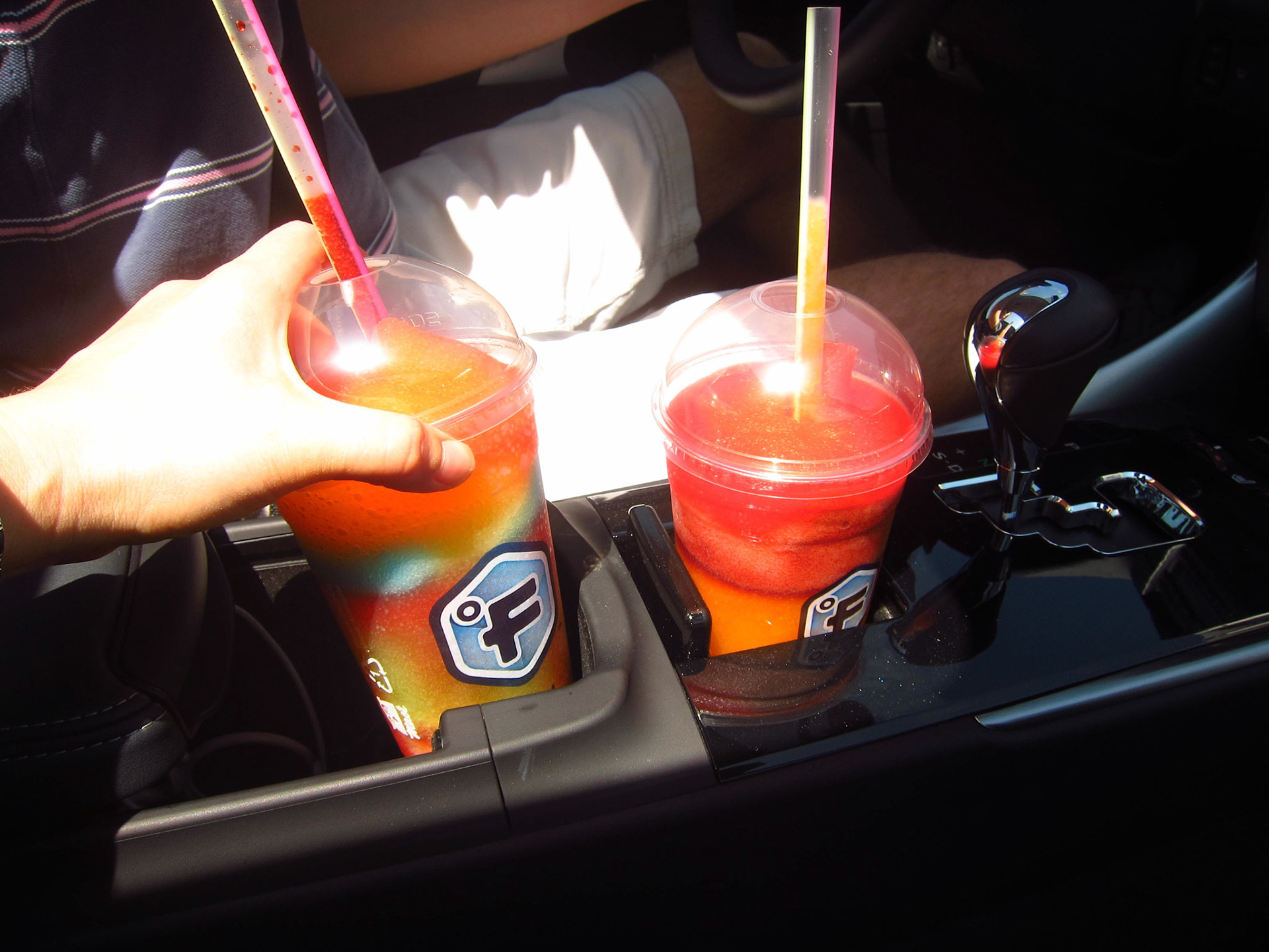 Fuel for the scenic drive up highway 7 to Ottawa in our Lexus