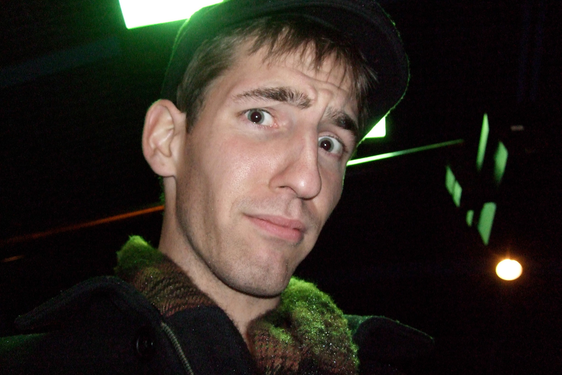On the subway ride back from Disneyland to downtown Paris, Matt looked alert...