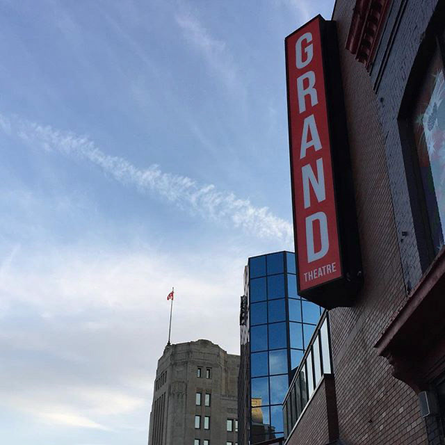 A beautiful spring night for wonderful theatre in #ldnont @thegrandlondon - excited to see the stage transformed for Chariots of Fire! #chariotsoffire