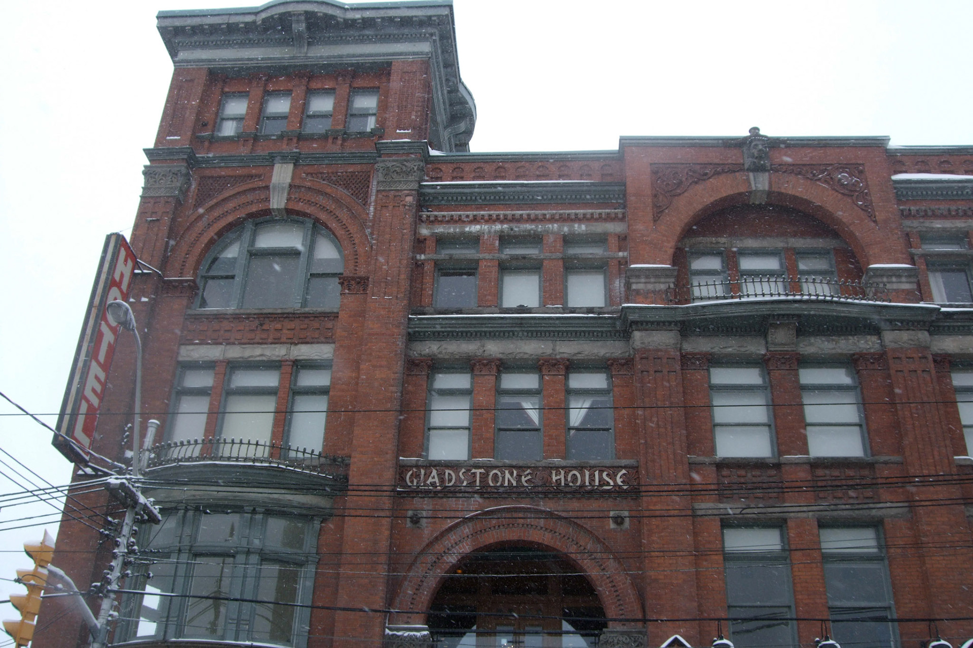 Gladstone is located in a very art-culture-urban end of downtown Toronto. I watched the restoration over the years