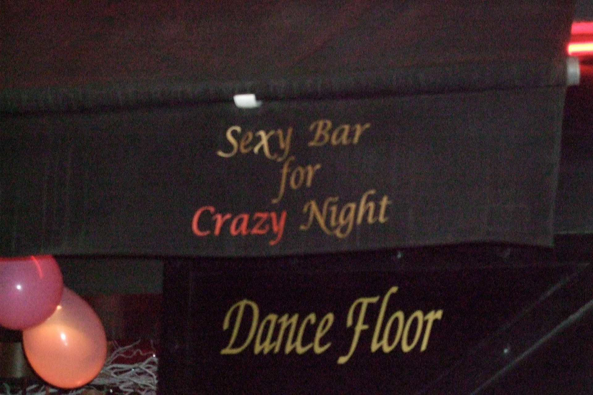 This bar was quite literal in advertising a good time