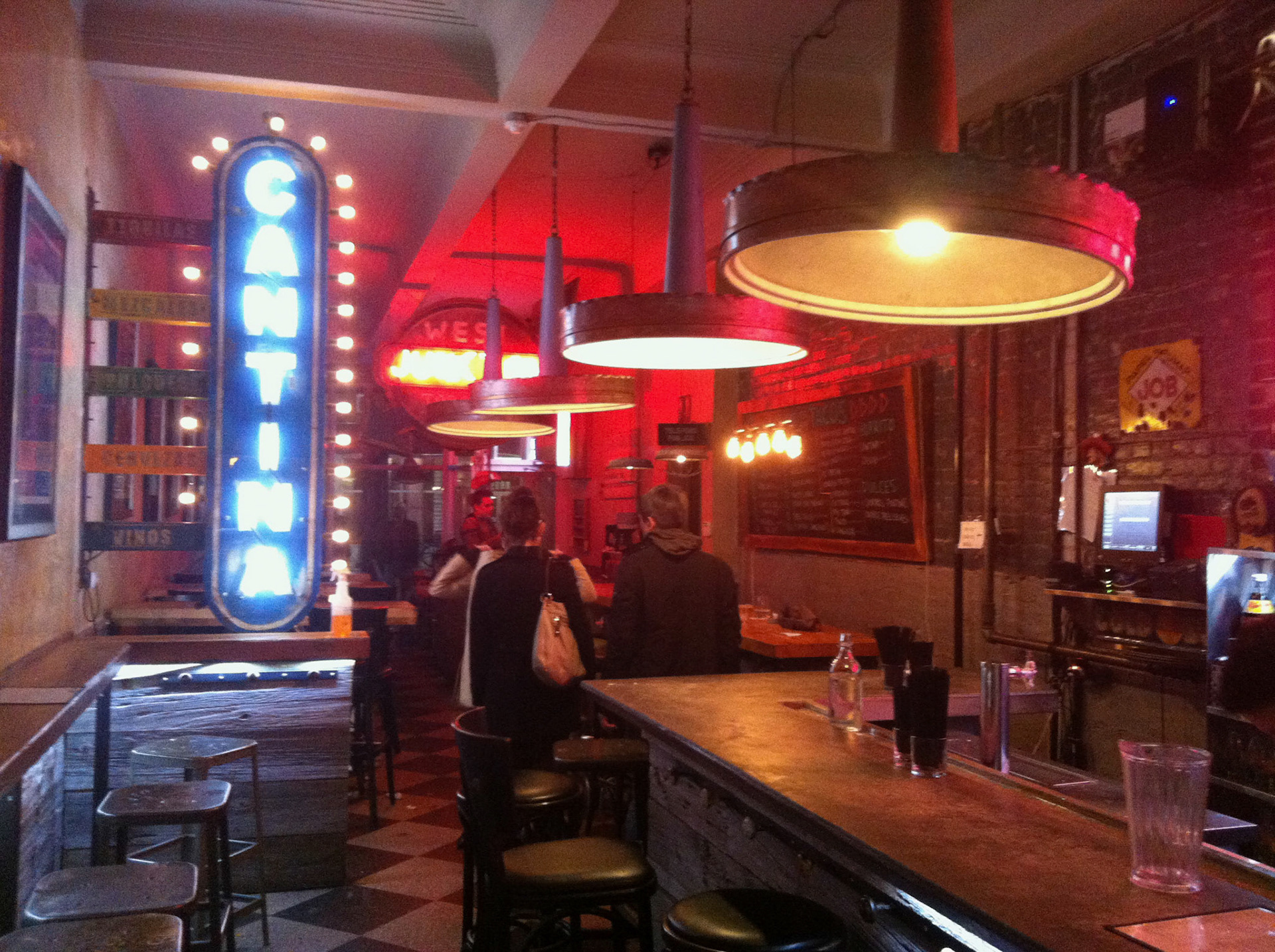 Amazing bar with cool artifacts from the Junction in Toronto: "El Cantina"