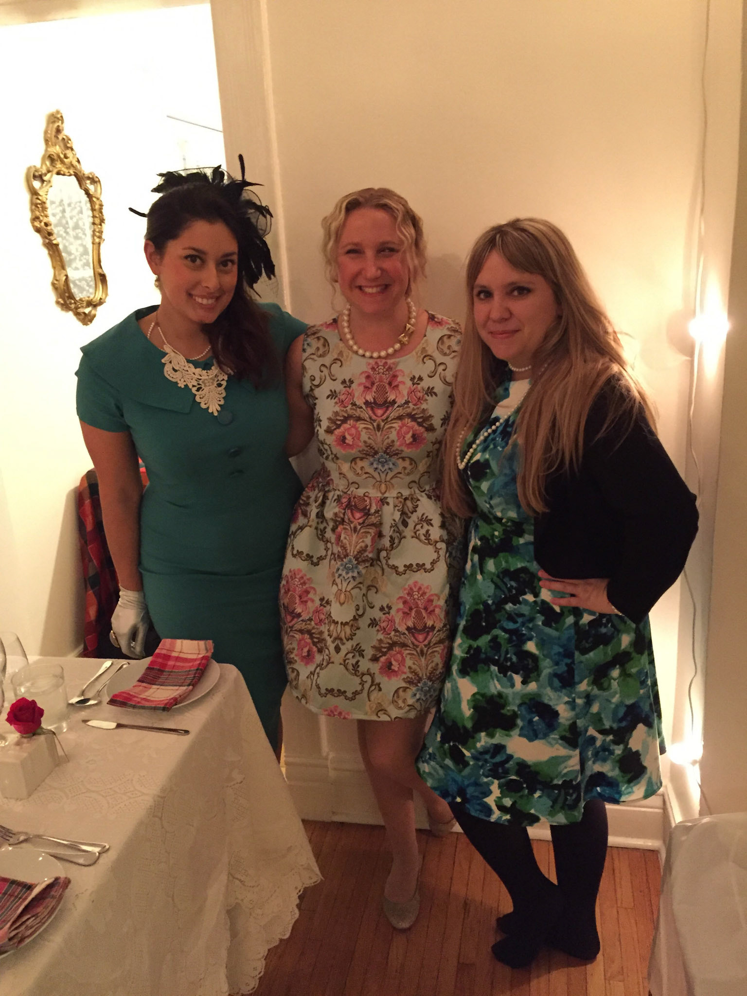 Lovely ladies: Katy, Mardi and Lisa