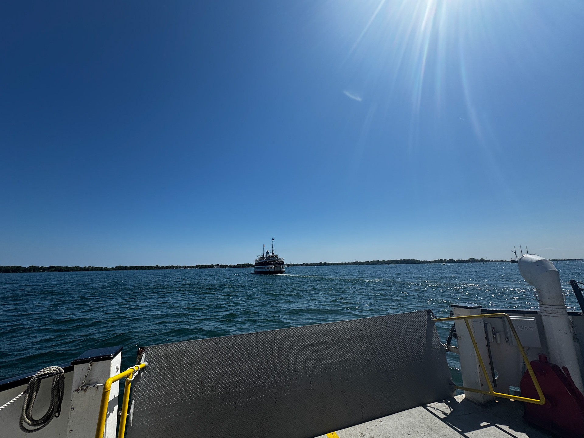 On Sunday of Toronto Pride, we headed to Hanlan's Point beach - beautiful day!