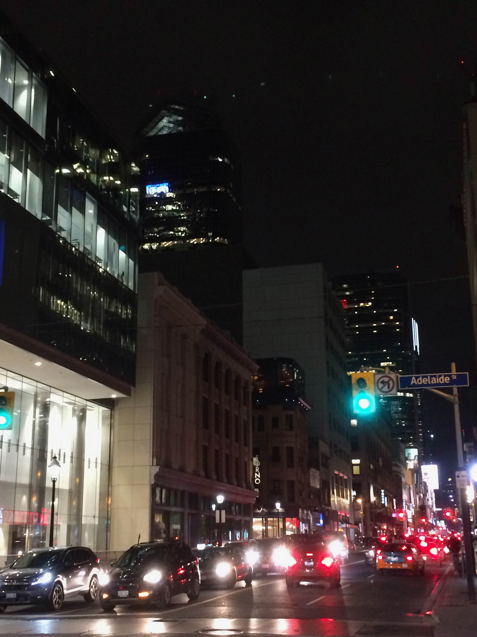 Toronto at night