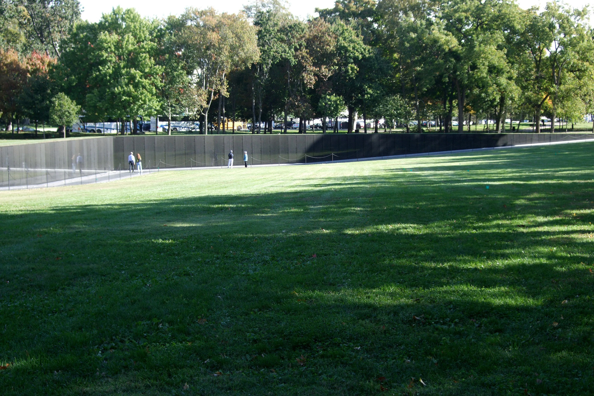 The Vietnam Veterans Memorial, designed by Maya Lin: a 21-year-old Yale architecture student who was chosen from an anonymous design competition.