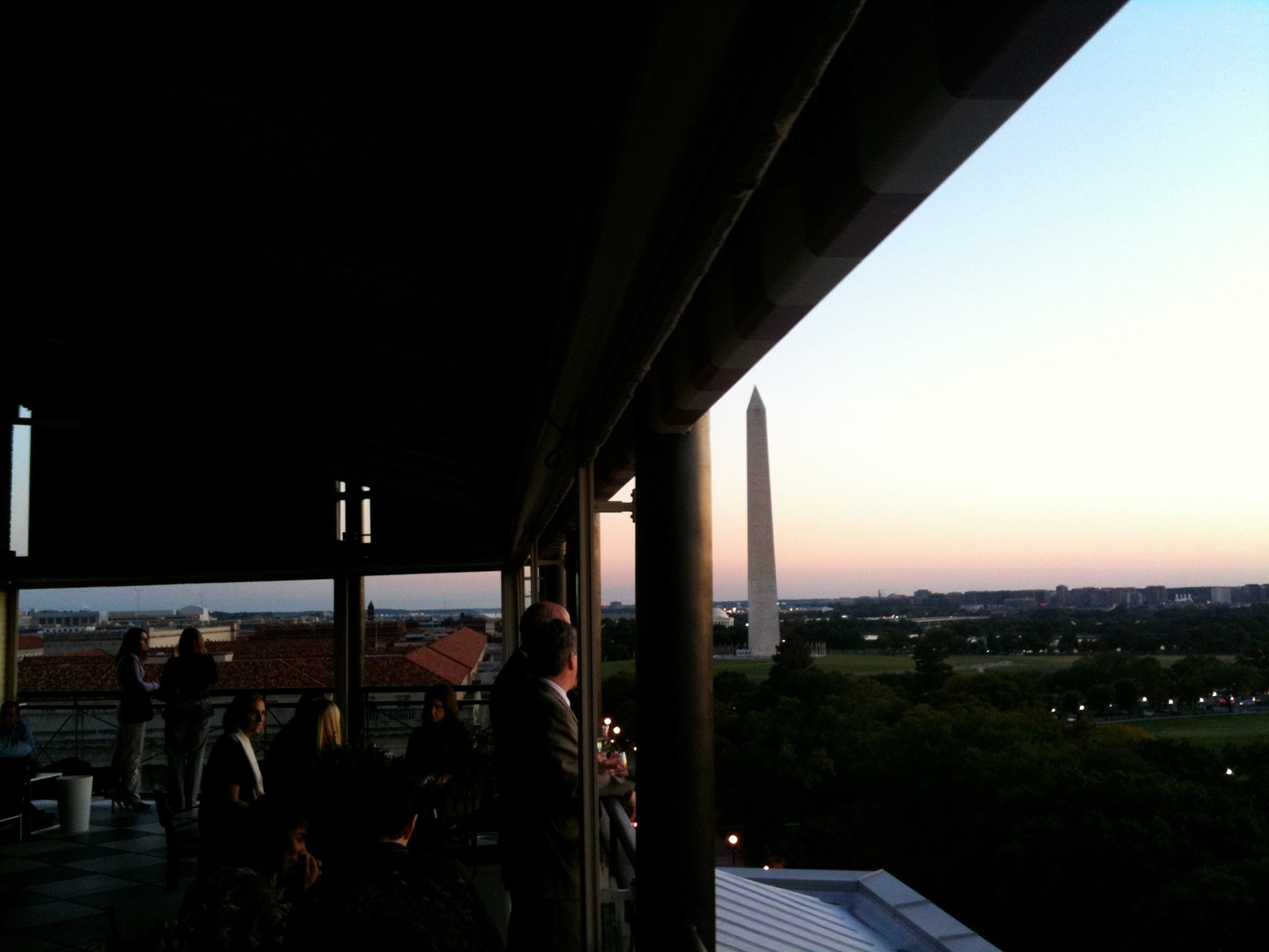Check out the million dollar view from the W Hotel roof!