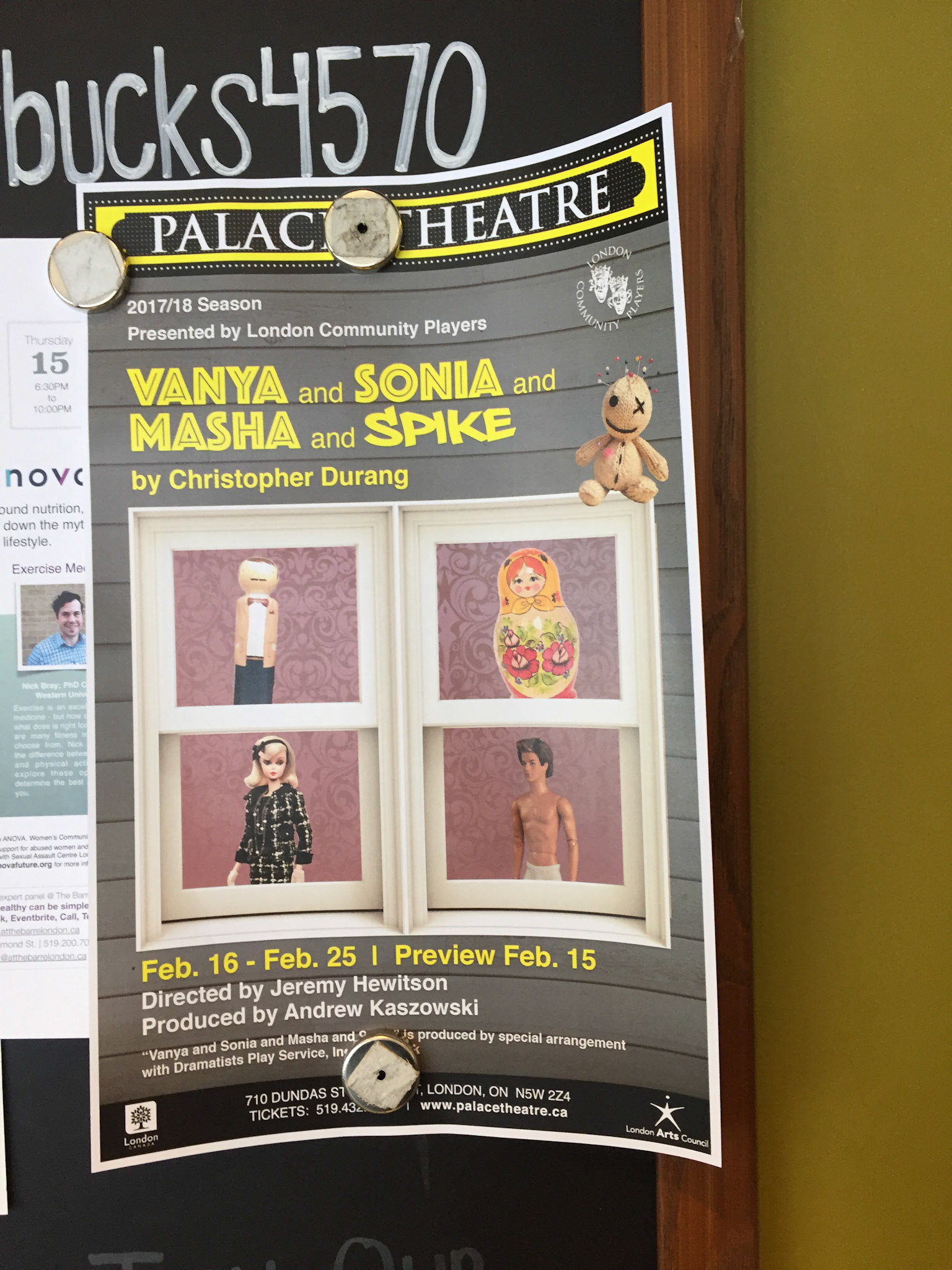 Poster going up all over town!