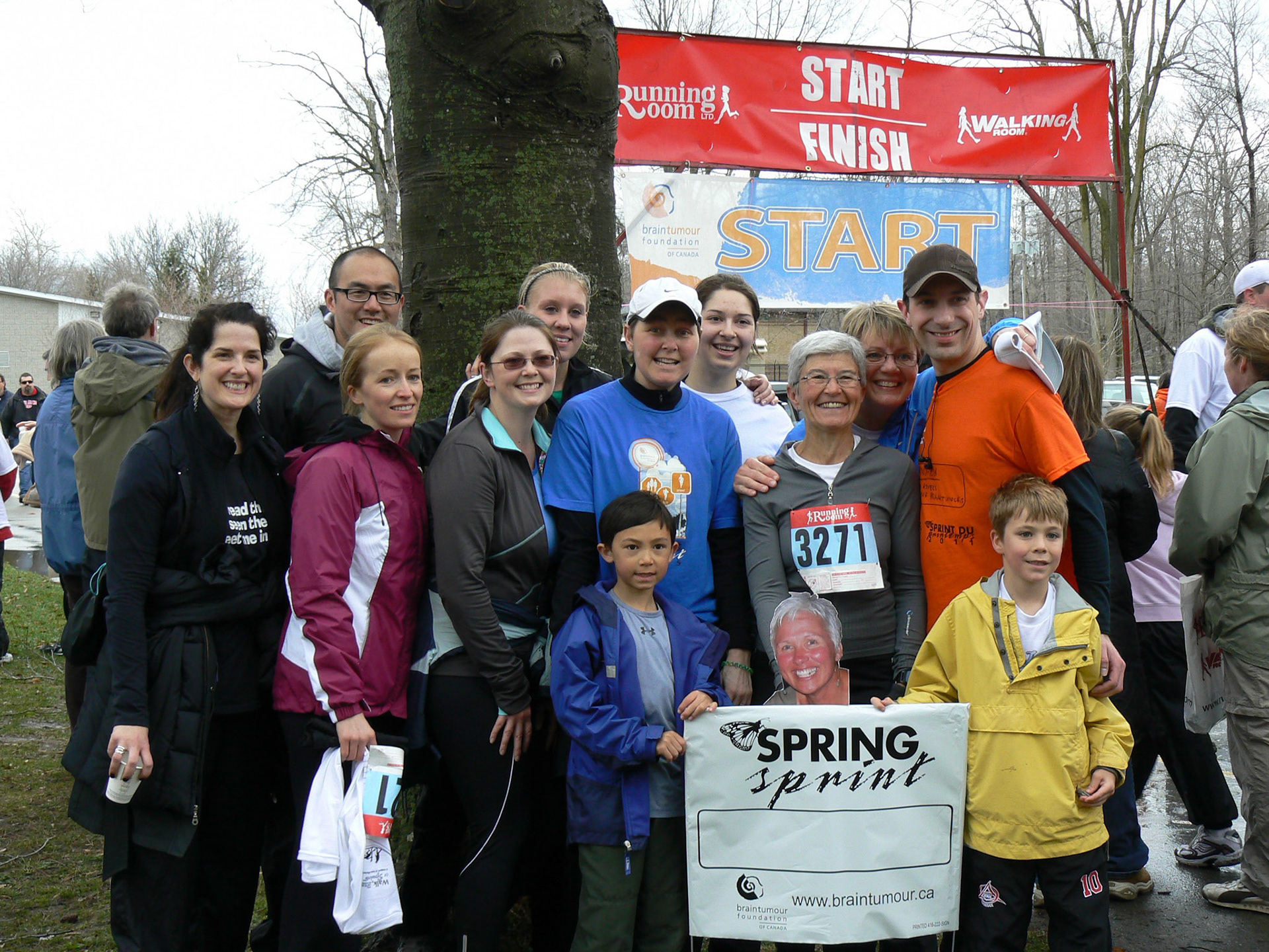 London Rowing Club teammates at the end of the Spring Sprint
