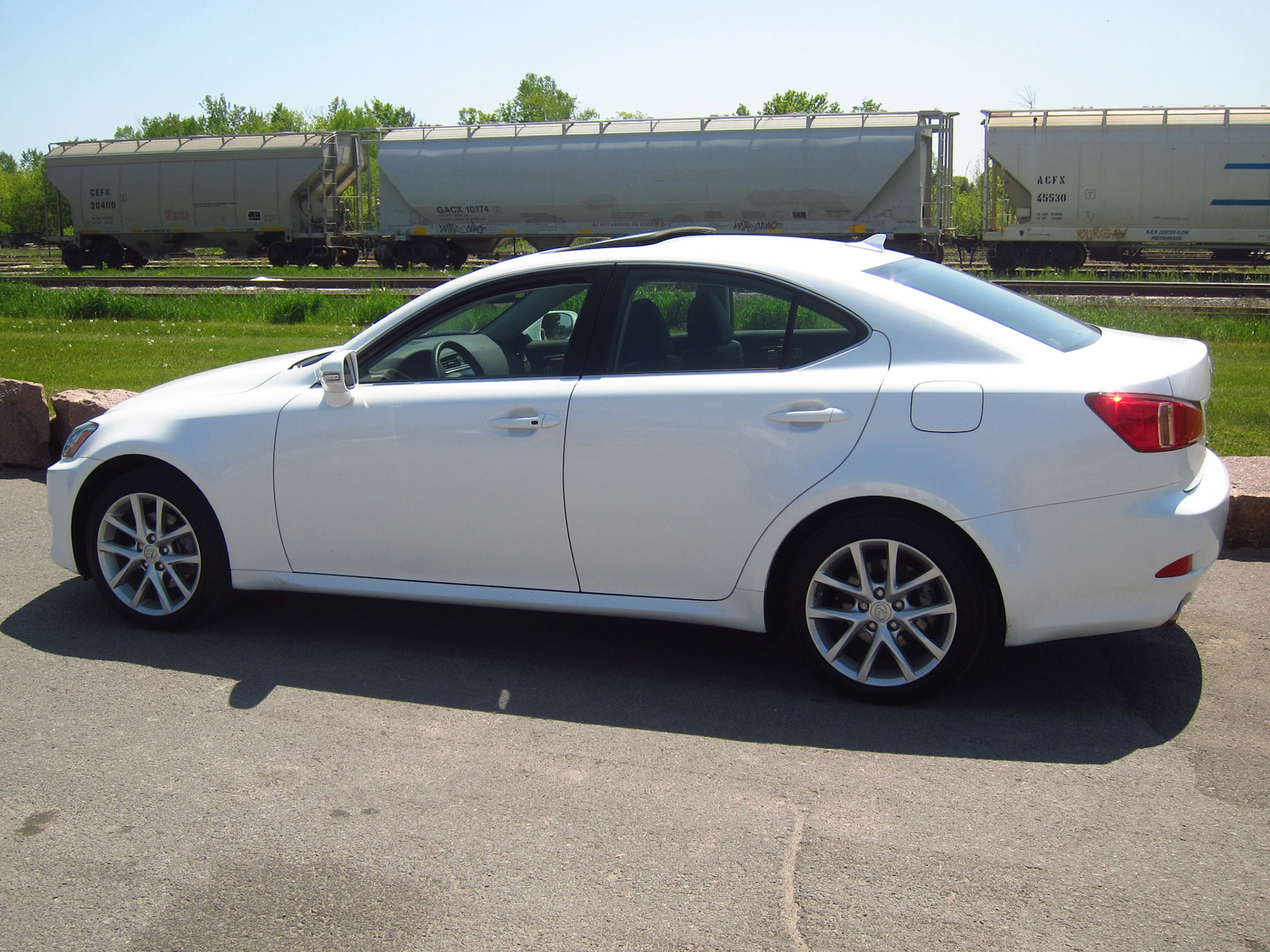 Our shiny Lexus is250 for a weekend