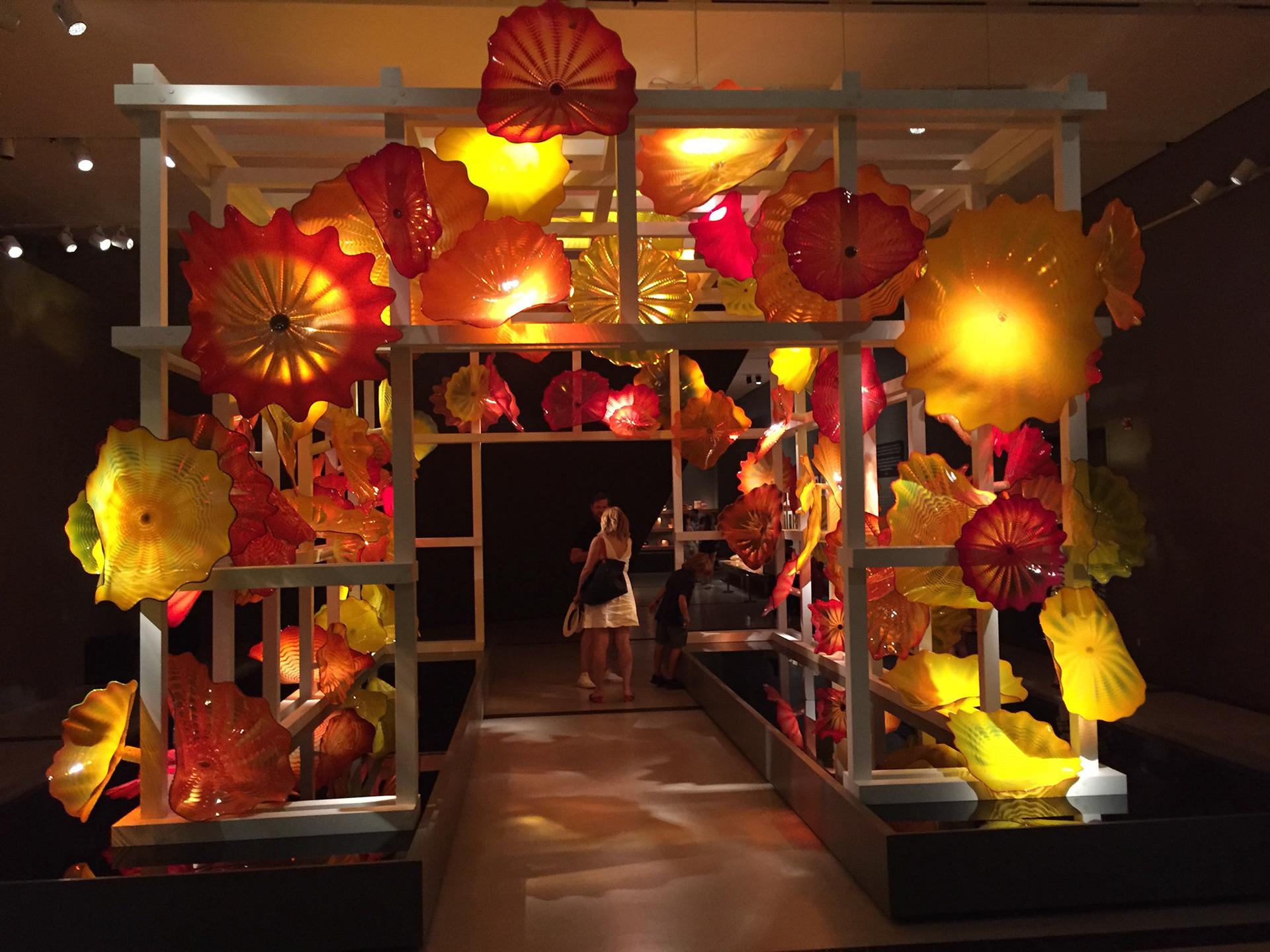 Dale Chihuly's exhibit at the ROM