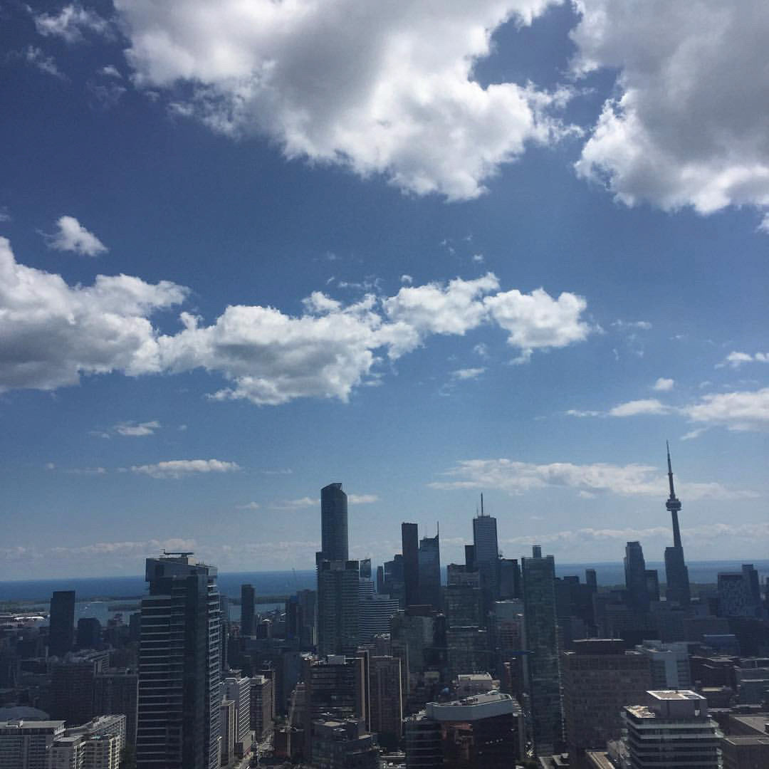 Toronto from on high - gorgeous view, gorgeous city!