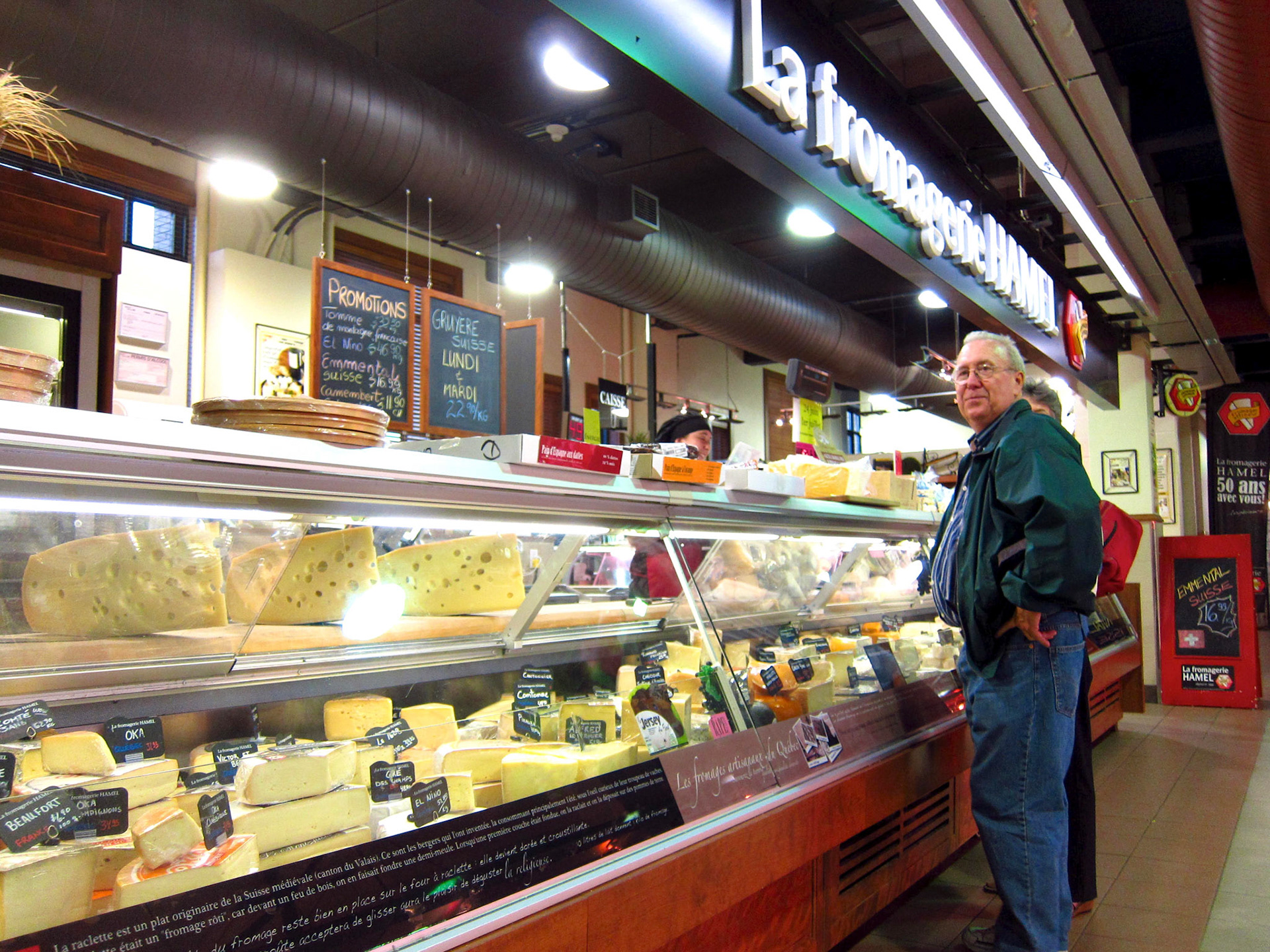 Mmm fromage at the Atwater Market