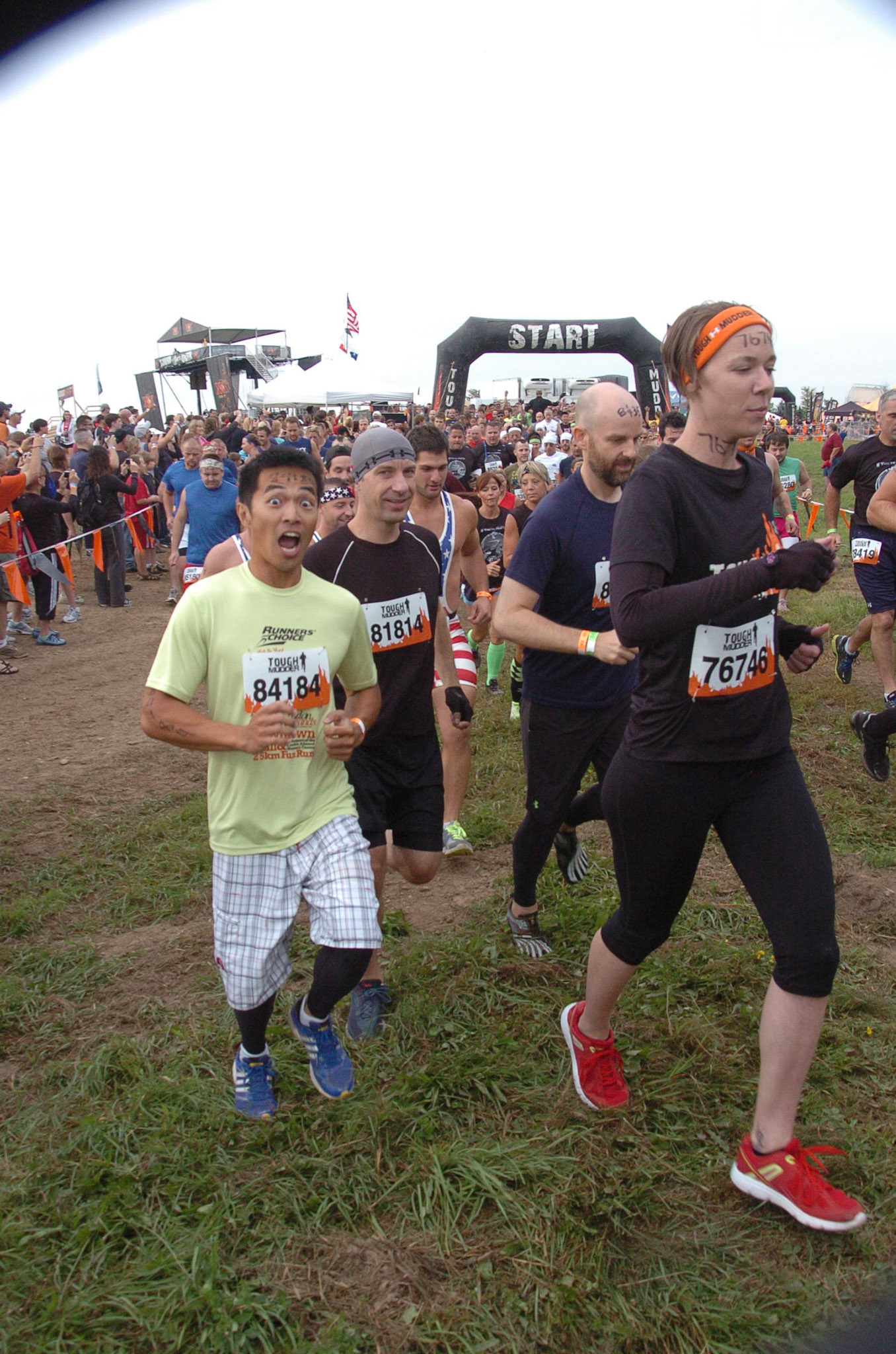 Tough Mudder starting line