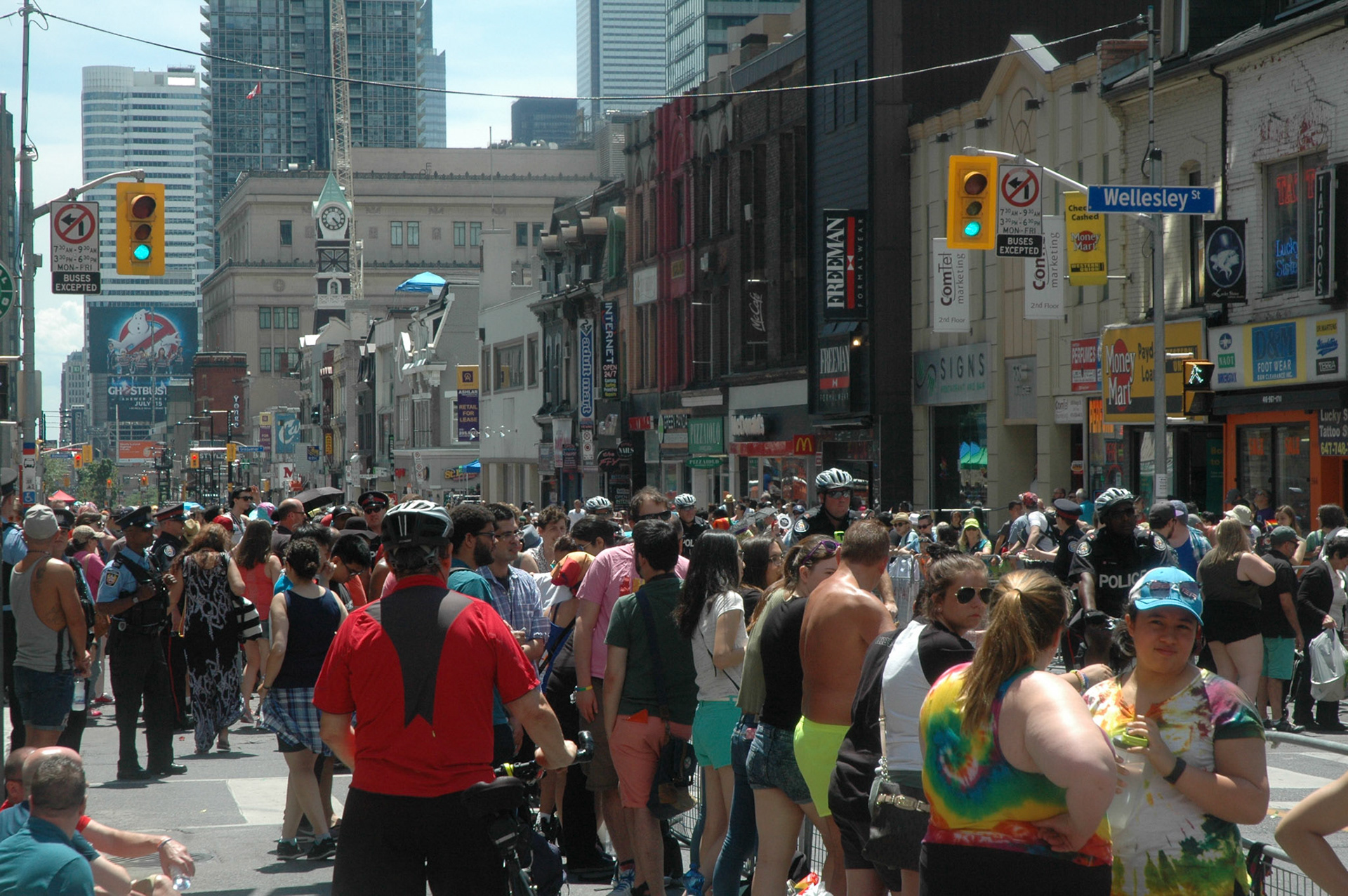 The energy of #PrideTO is incredible! #pride2016