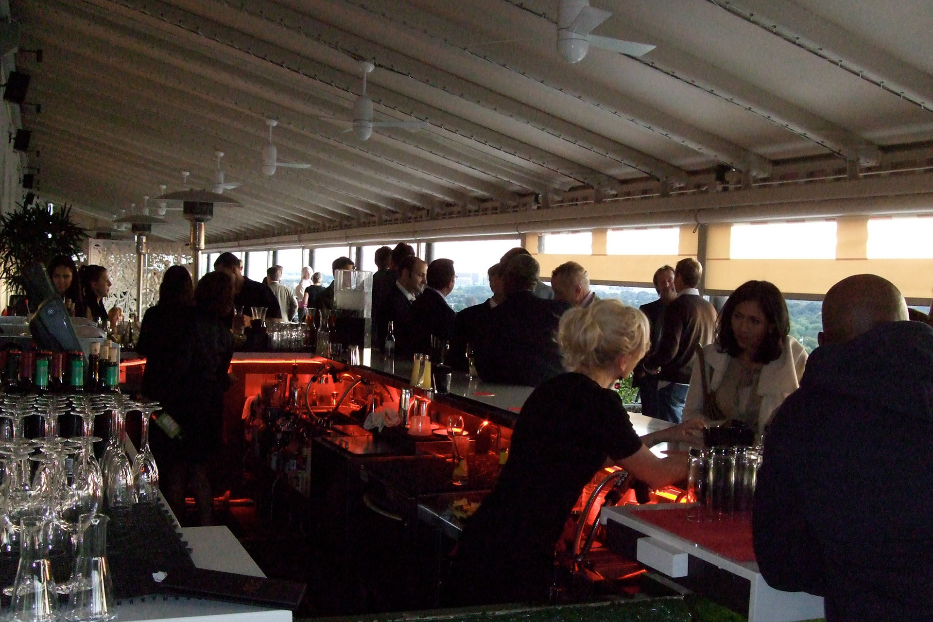 This is really why I went to visit the W Hotel: the awesome rooftop bar