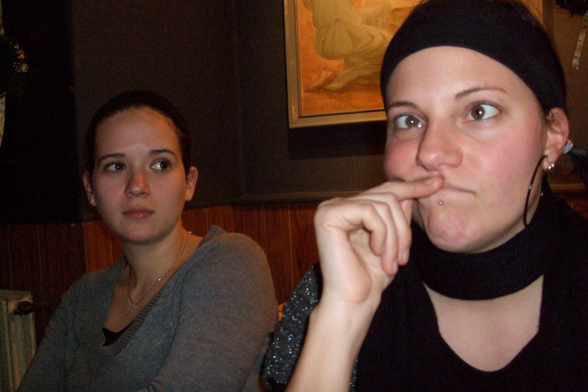 We found a decently-priced restaurant in the Latin Quarter, complete with very talented pianist and singer. Final evening with Mara and Tamara