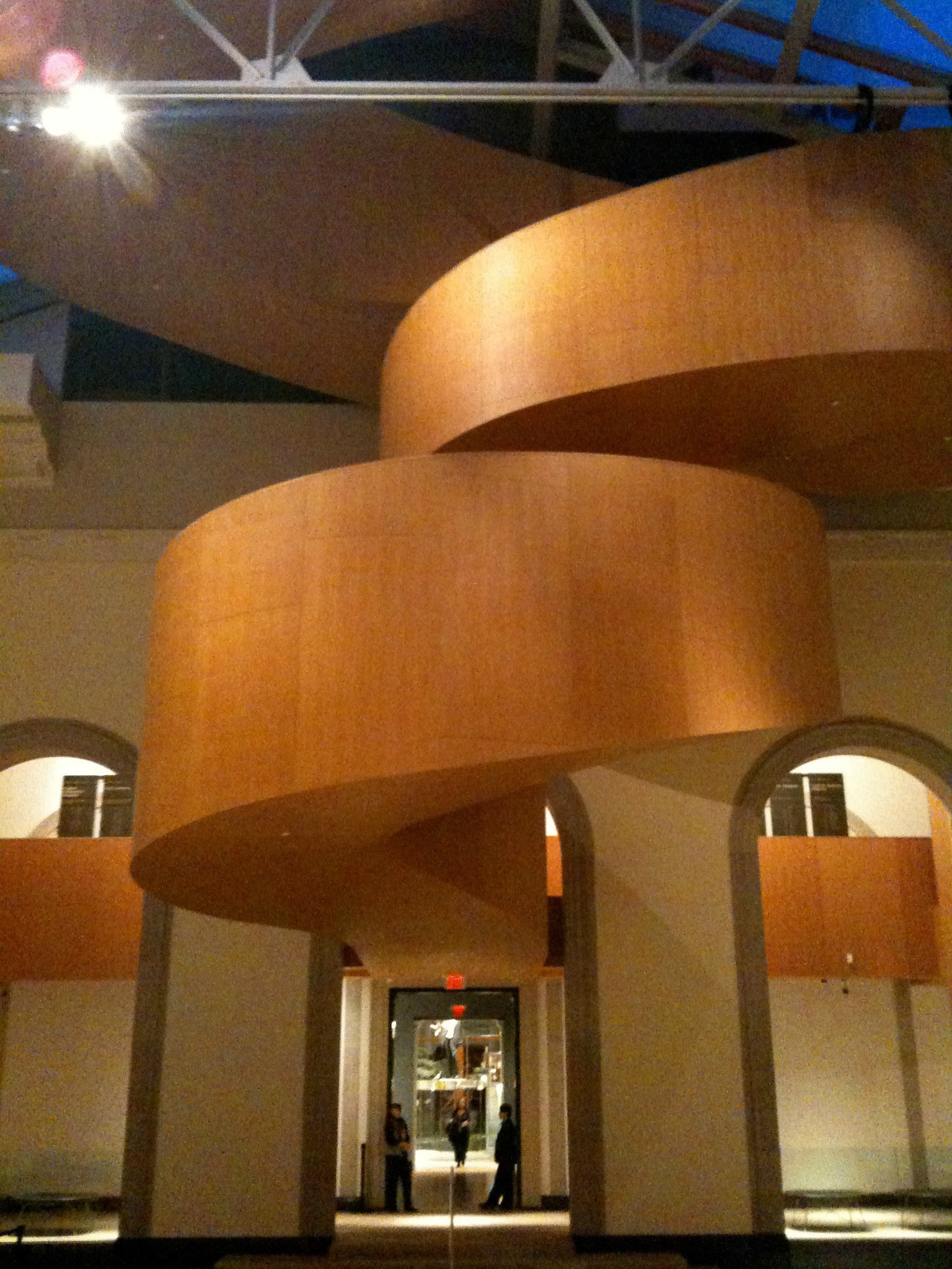 Another view of the groovy staircase in the AGO. And that's the end of my Toronto Christmas photowalk