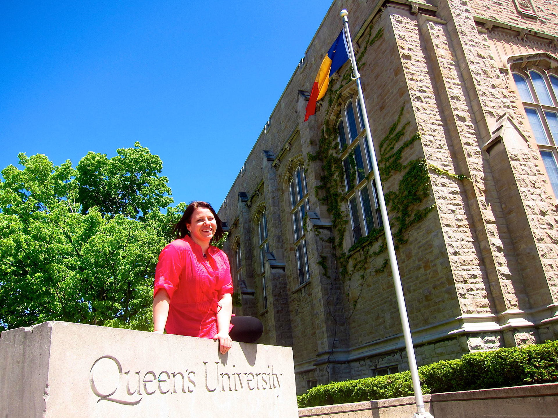 Erin re-visits her alma mater