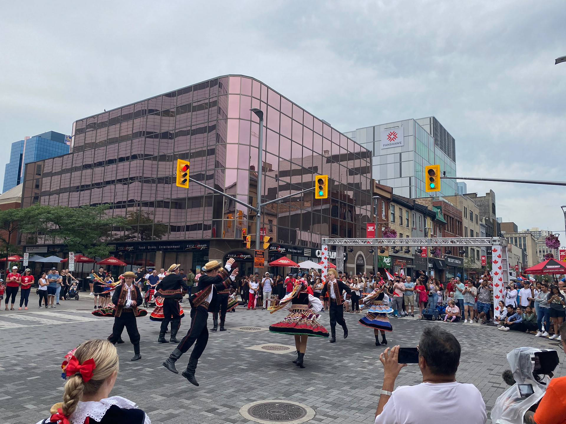 Canada Day 2022 in downtown London