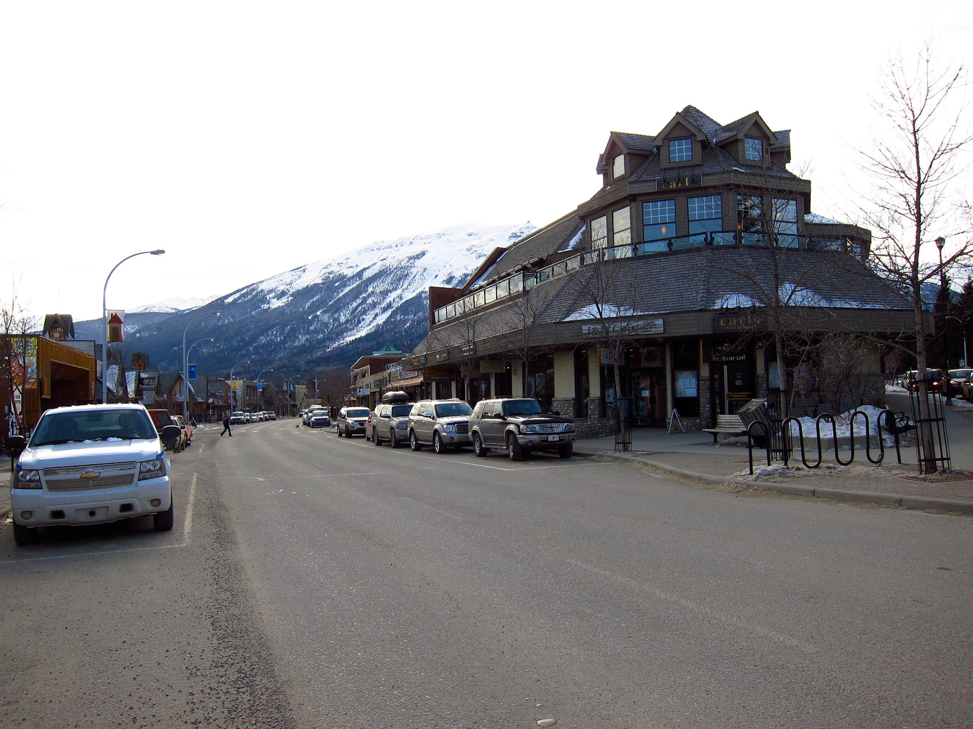 A newer second main street in Jasper: Patricia Street. After walking through town, it was time to catch The Canadian and head to Vancouver!