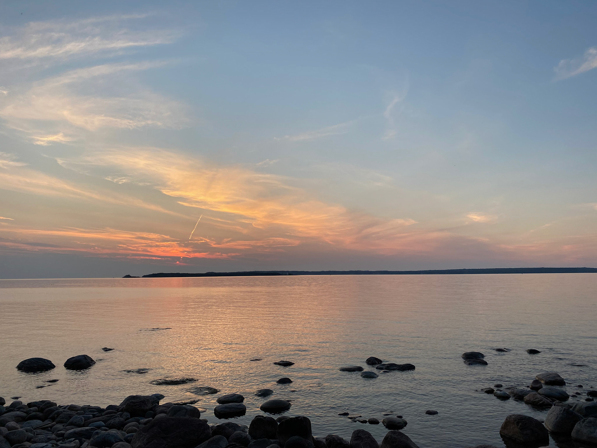 Cottage sunset - July 23, 2021