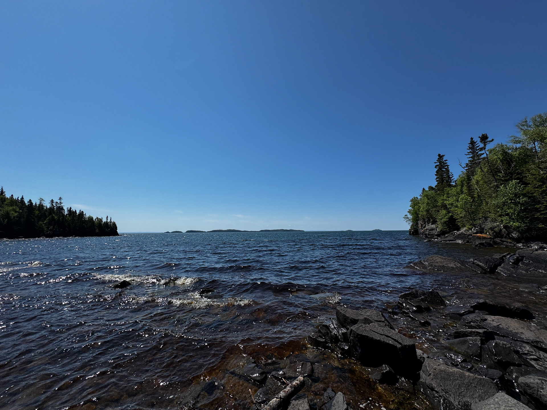 Hiking to Sea Lion rock formation at Sleeping Giant Provincial Park - Thunder Bay