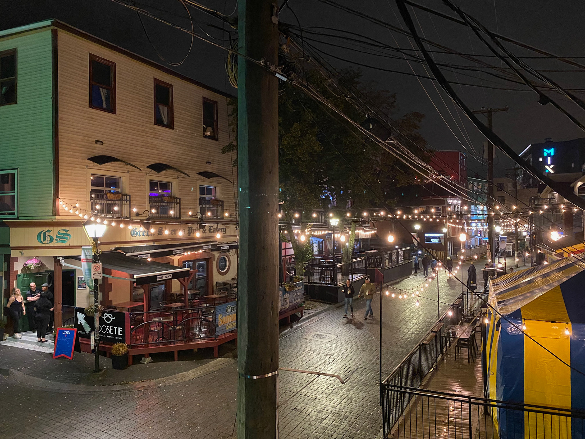 Overlooking George Street - the famous bar district
