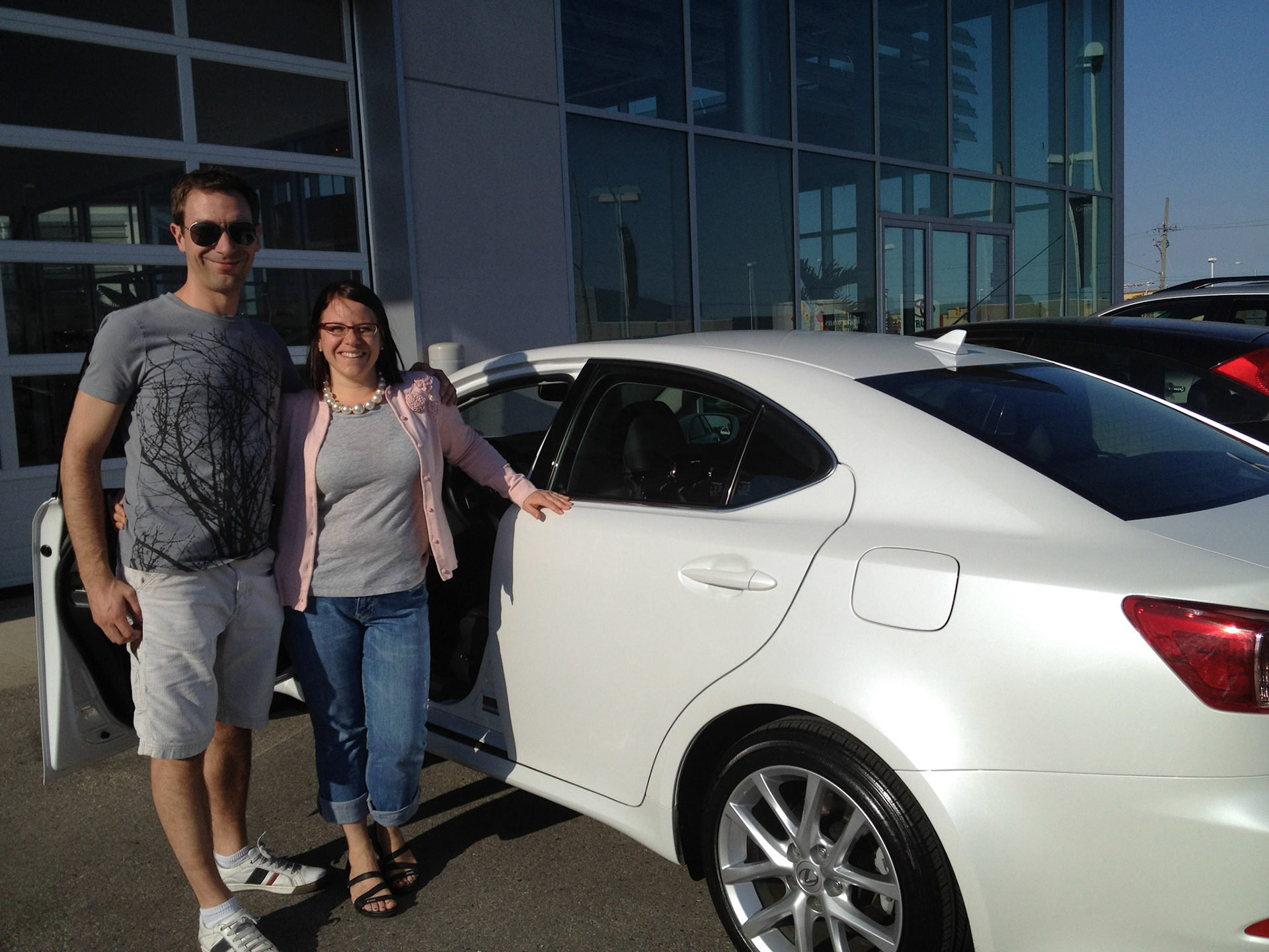 I got to drive this sexy Lexus is250 through a silent auction prize