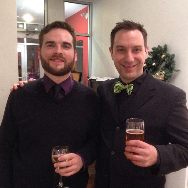 Best friends cheers for Christmas! @jordan_102