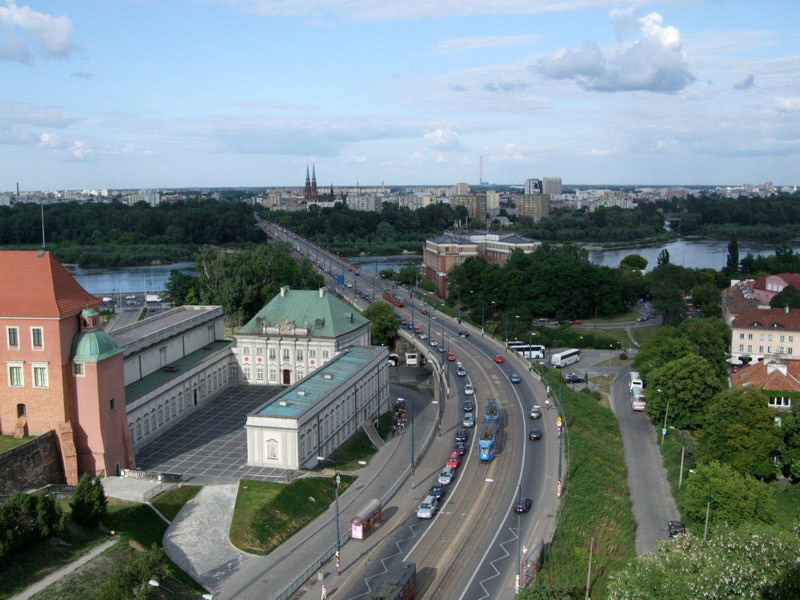 Warsaw, Poland and Baltic Sea