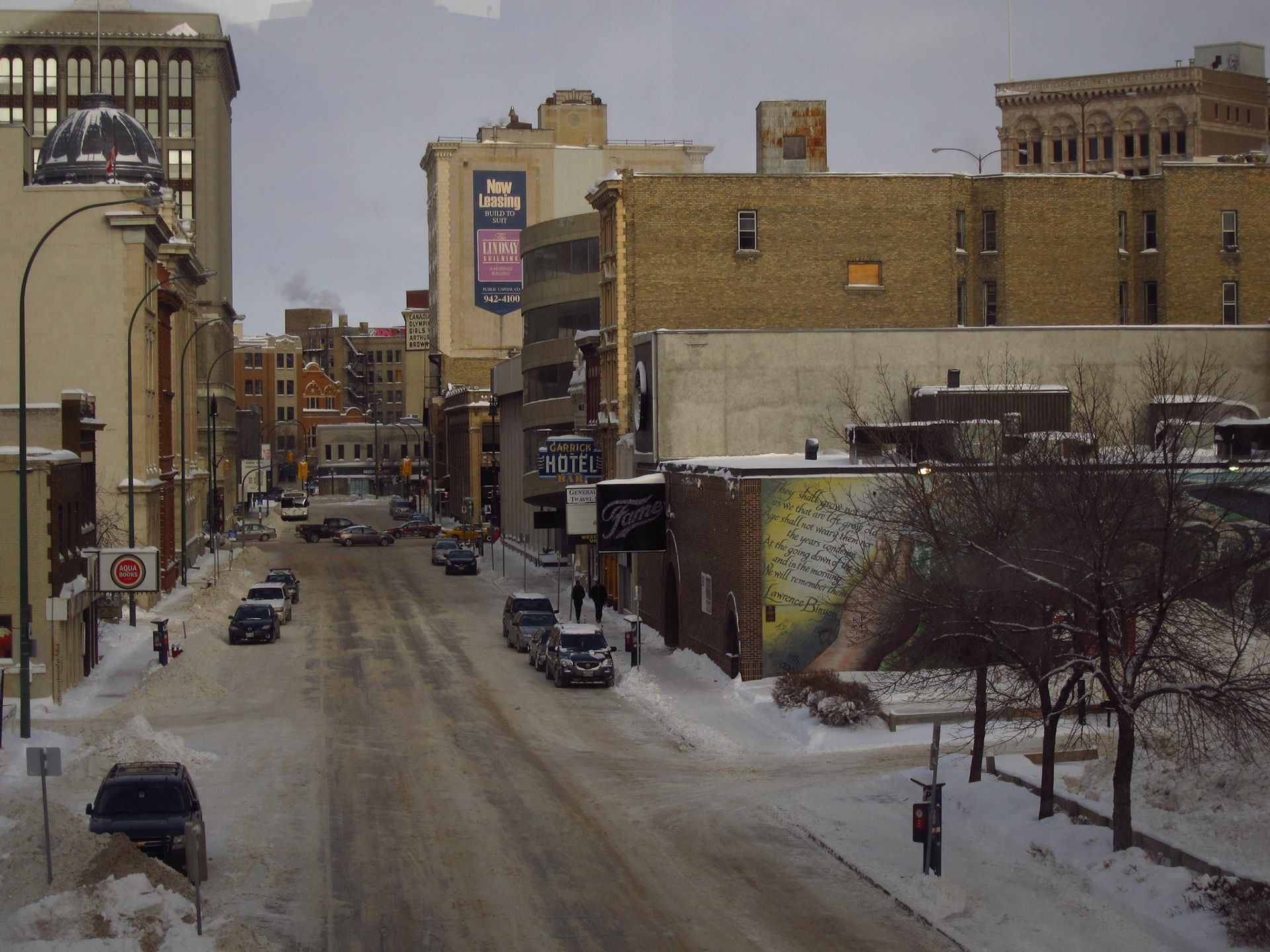 Buildings in downtown Winnipeg