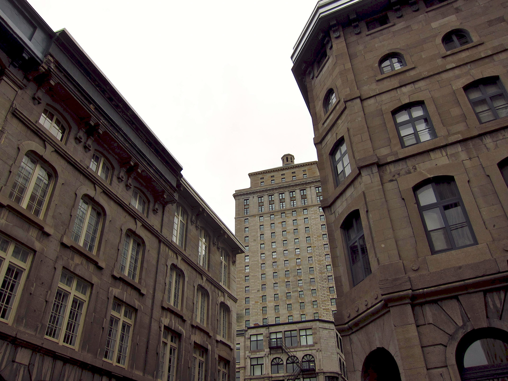 Checking out the architecture in Old Montreal