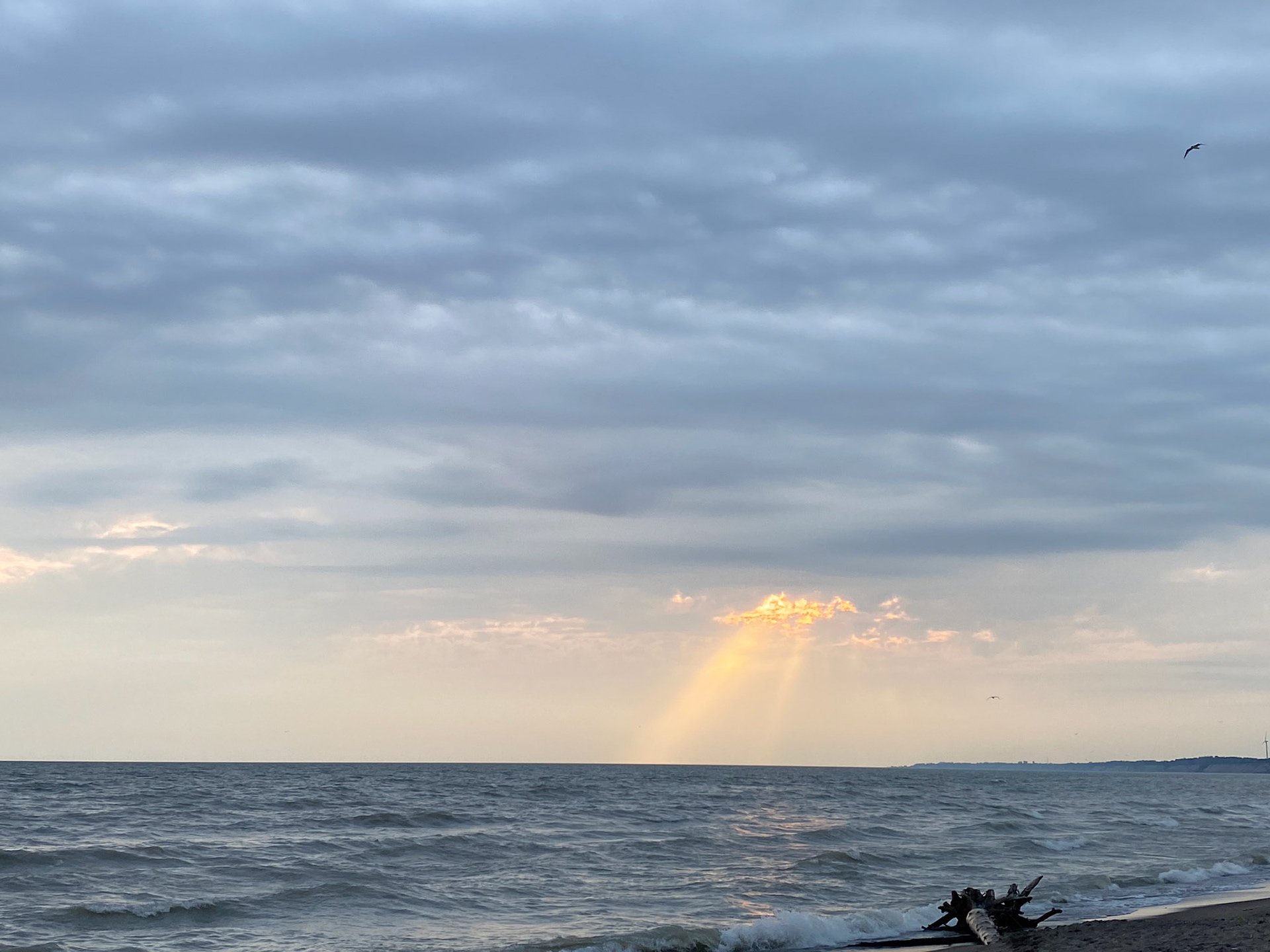 Port Burwell beach in September is a real treat
