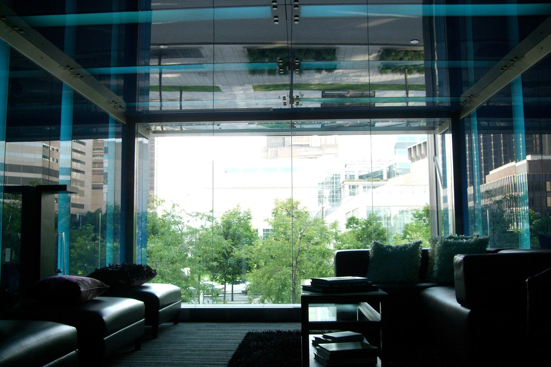 Lobby of the W Hotel Montreal