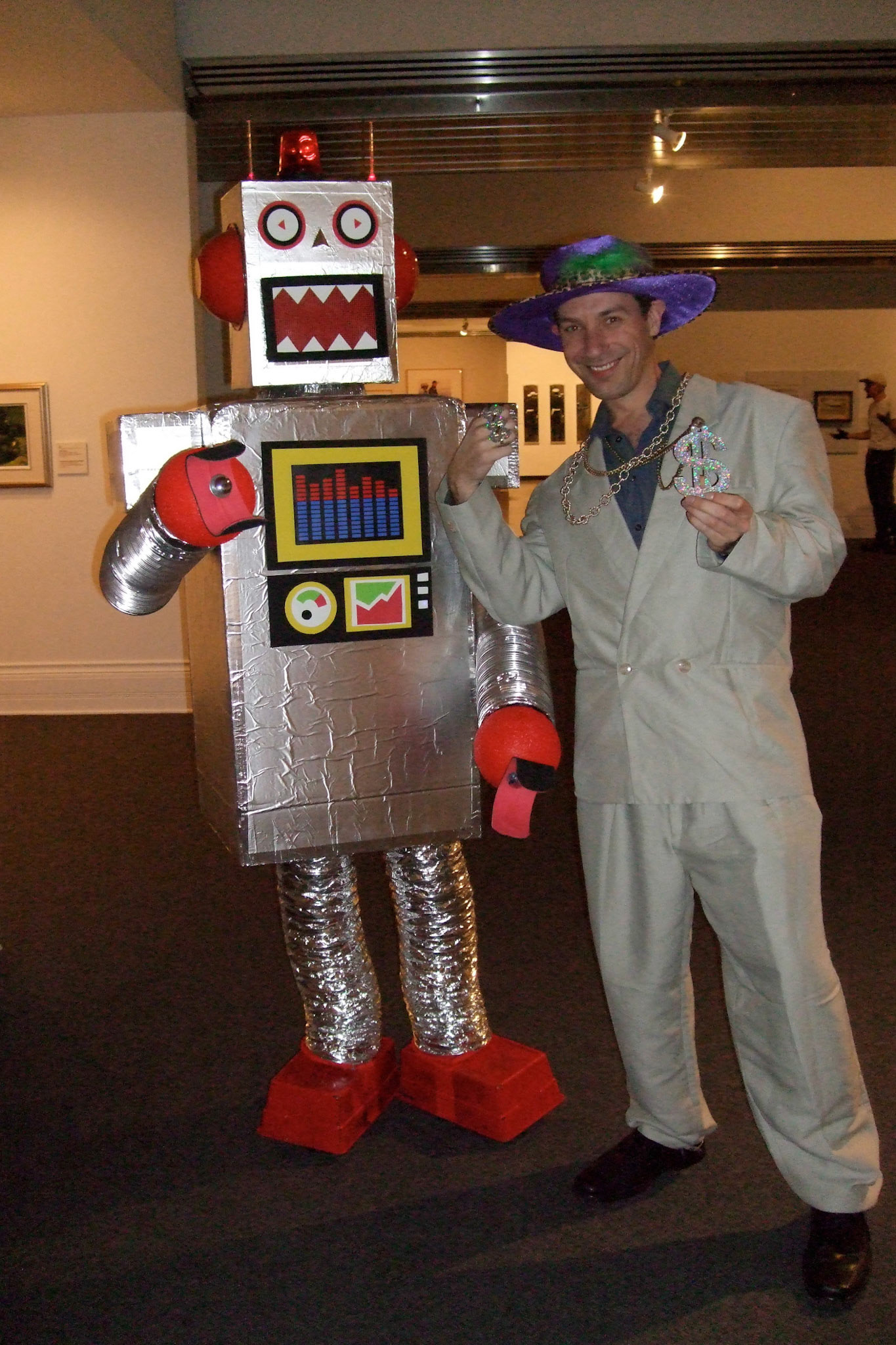 Devil's Night at the Museum took halloween to another level for me. Look at the robot costume!