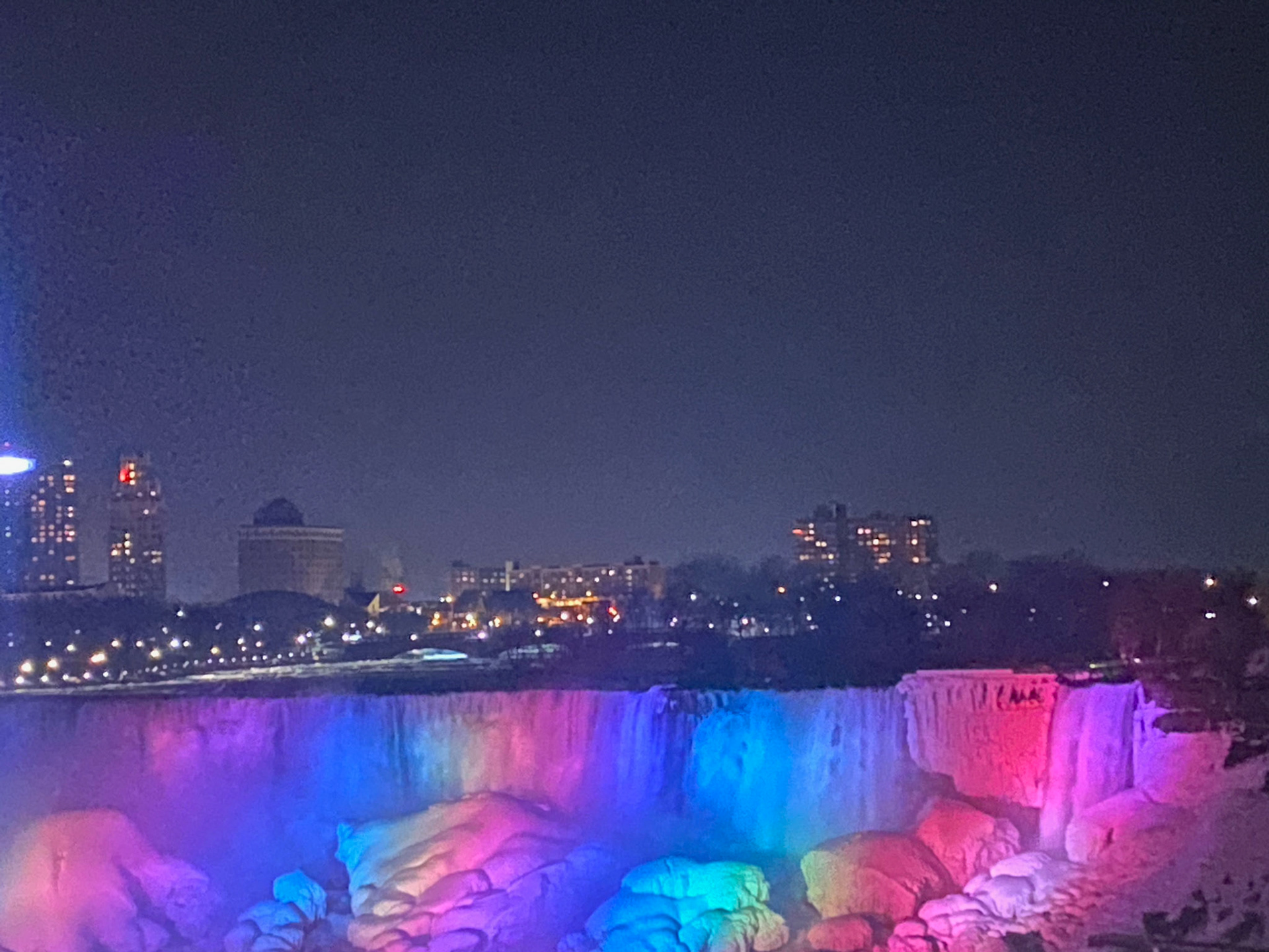 And way to go Canada for beaming rainbow colours all over the American Falls!