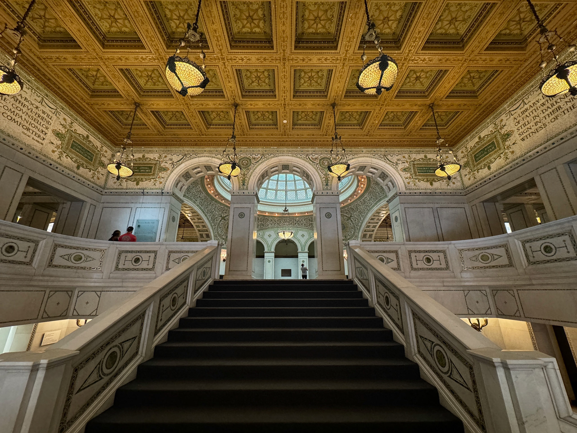 A former library, the Chicago Cultural Centre is one of the most beautiful buildings in Chicago