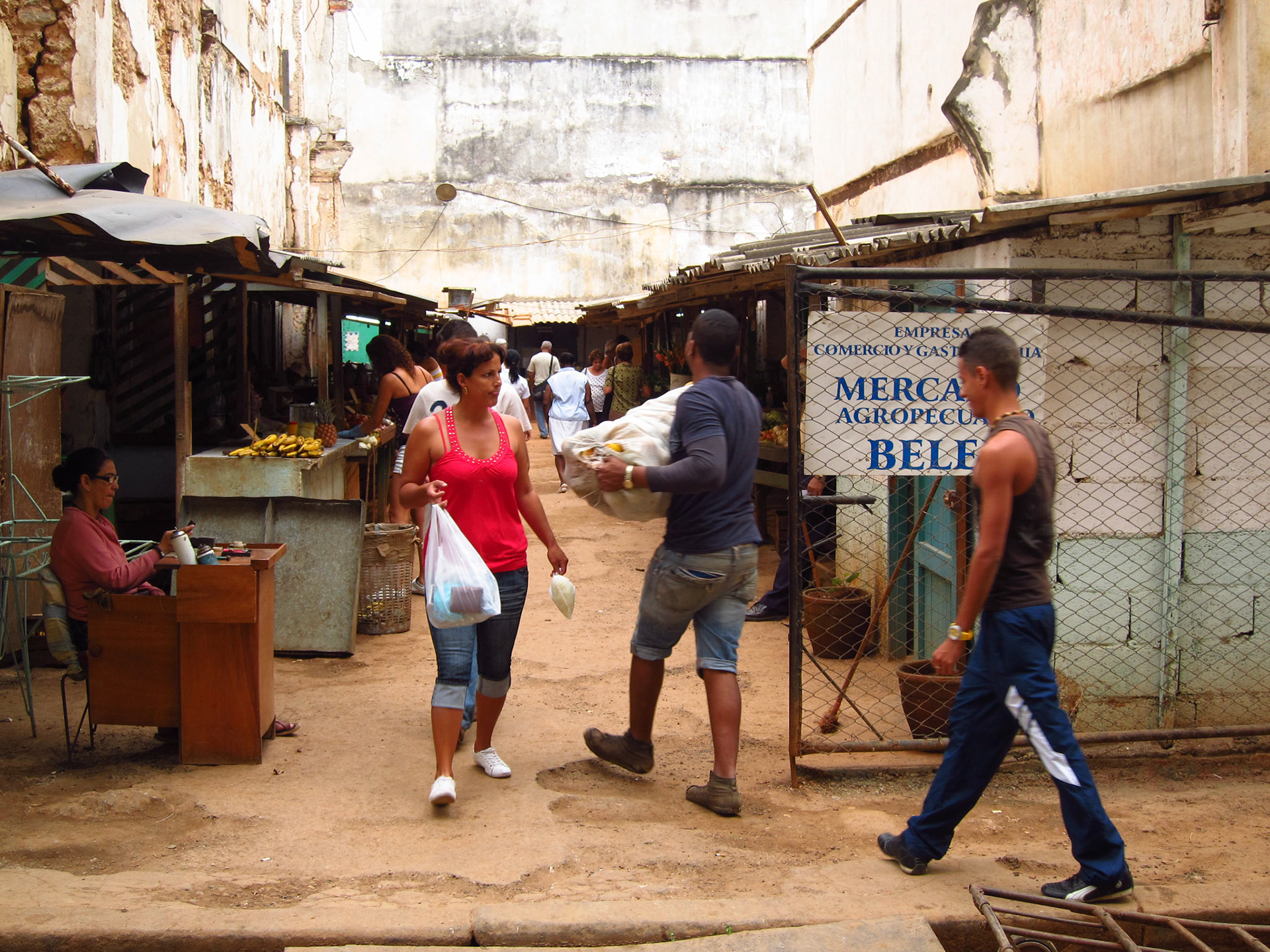 The urban scene in Havana