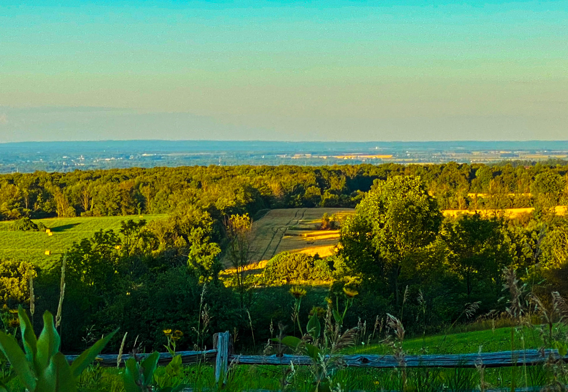 I'd drive forever for views like this. Devil's Glen overlooking towards Nottawasauga Bay near Collingwood