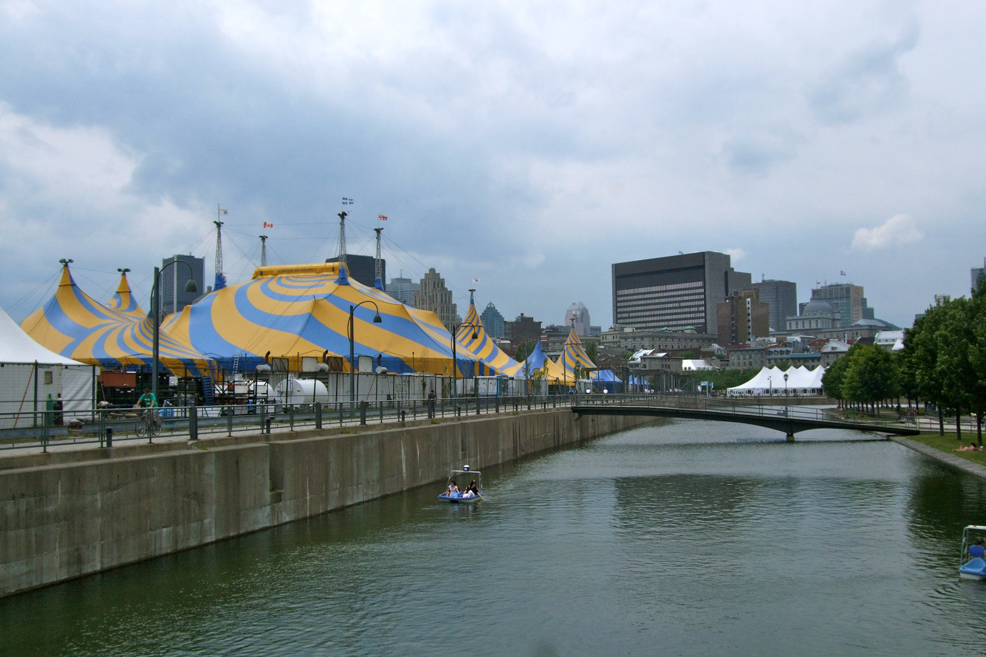 The Big Top for Cirque du Soleil in Montreal