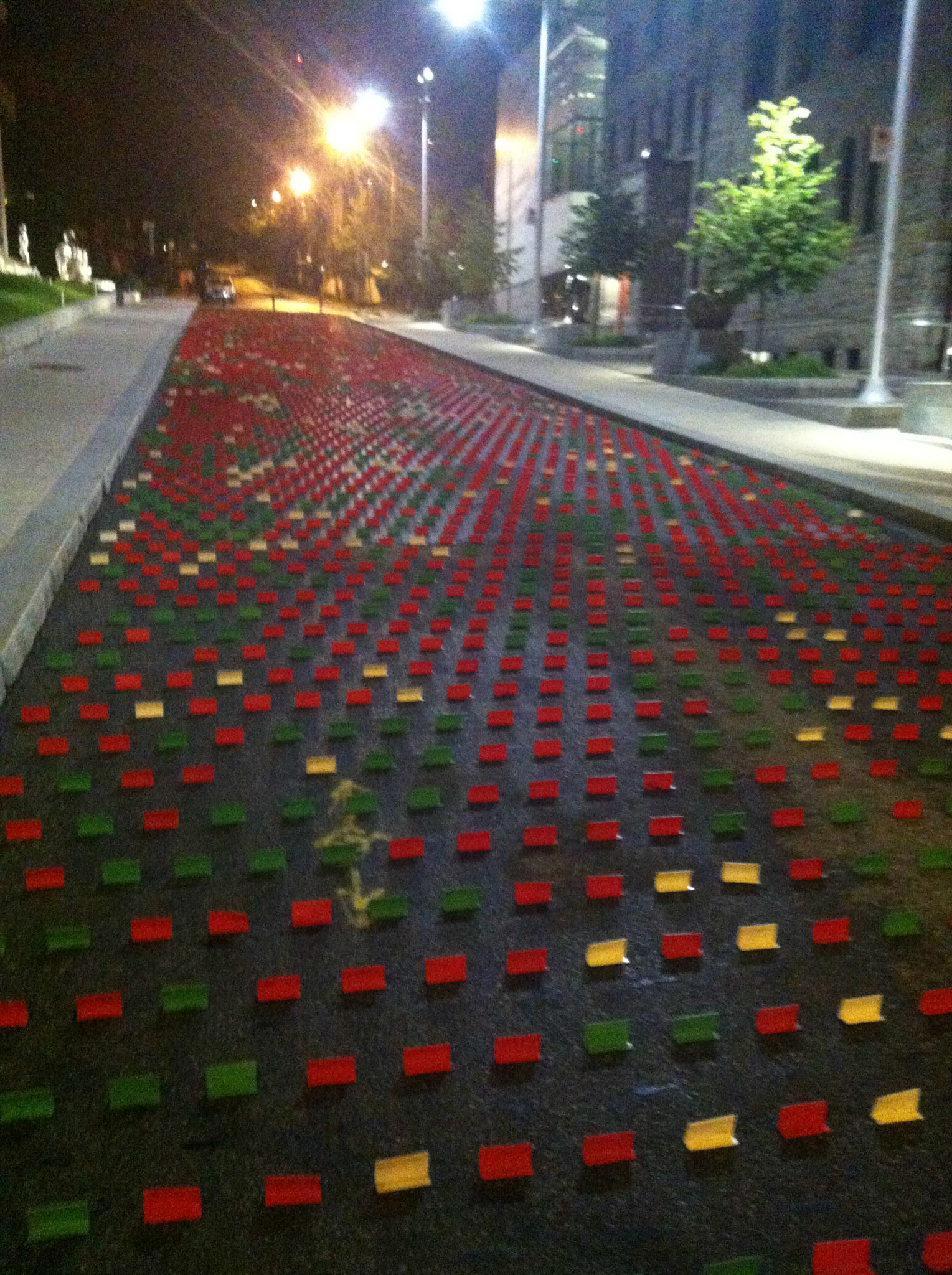 Surprise of surprises, my friends Nik and Melissa were also visiting Montreal and we went to Musée des Beaux Arts de Montréal. Nifty public art by the museum